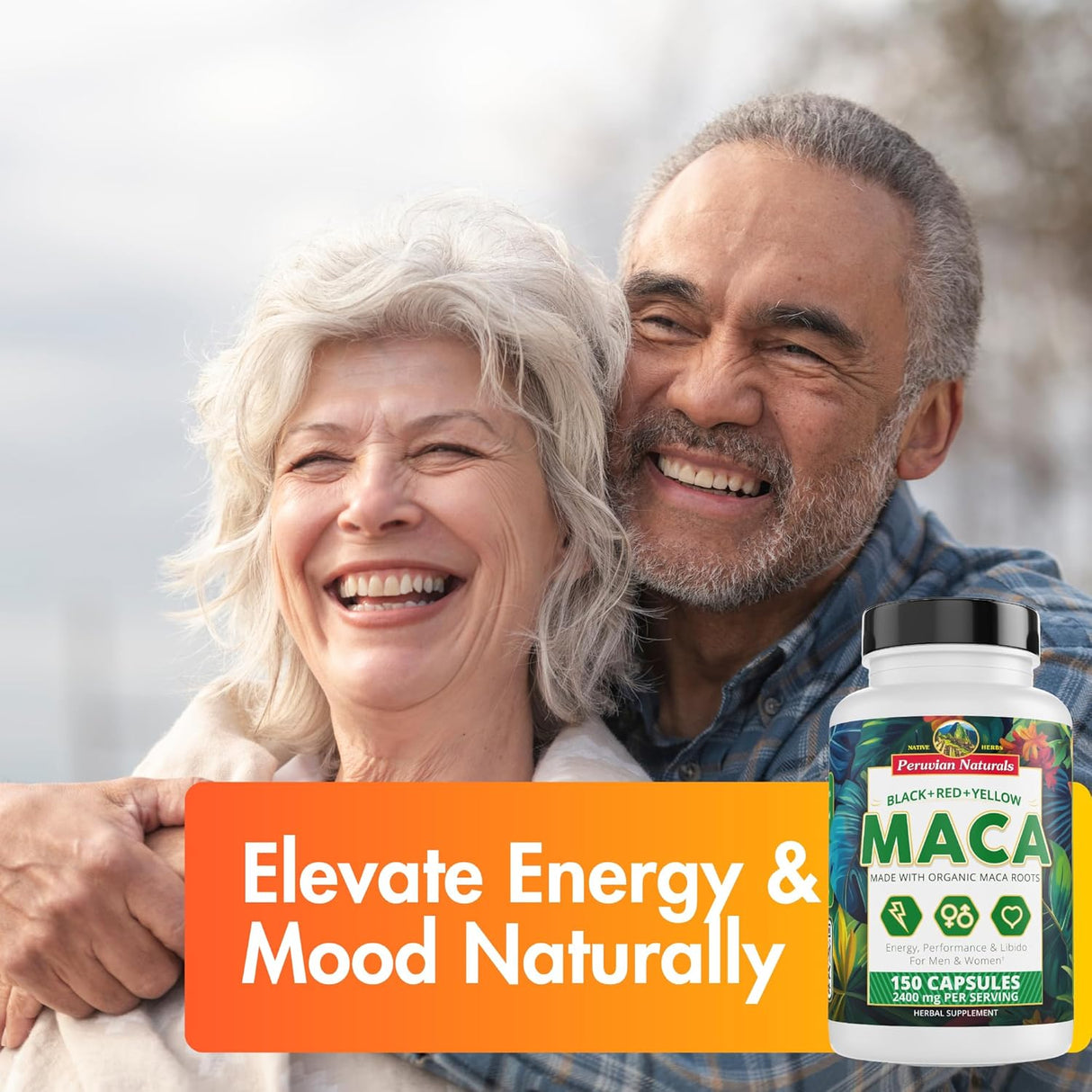 Capsulas Orgánicas de Maca para Mujeres y Hombres Peruvian Naturals