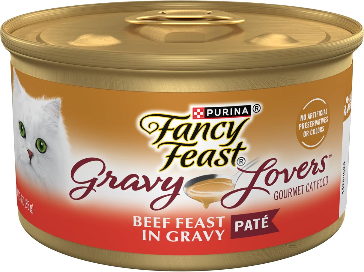 Comida Húmeda para Gatos Purina Fancy Feast con Salsa de Res