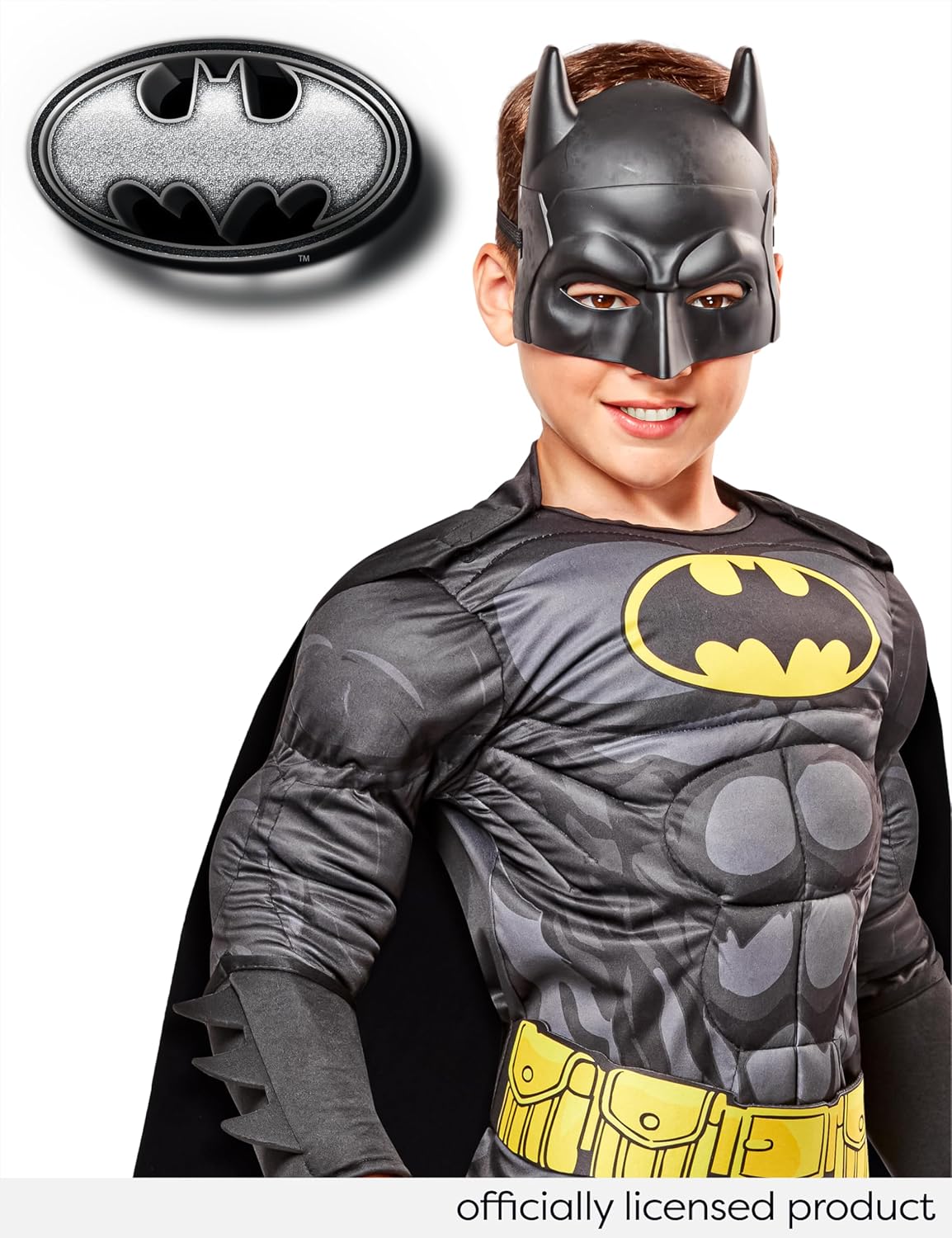 Disfraz Deluxe Batman para niño Rubie's, DC Comics, talla infantil