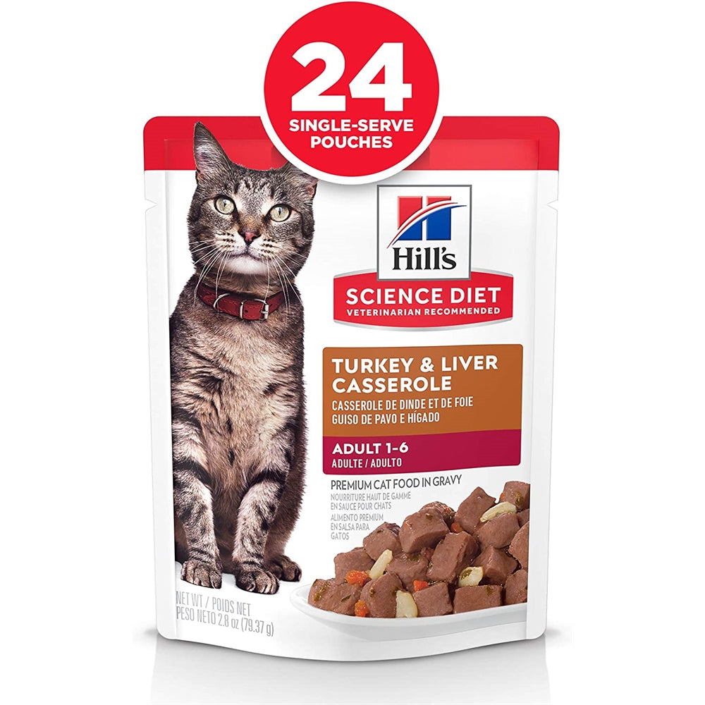 Alimento Bolsas de comida húmeda para gatos cazuela de pavo