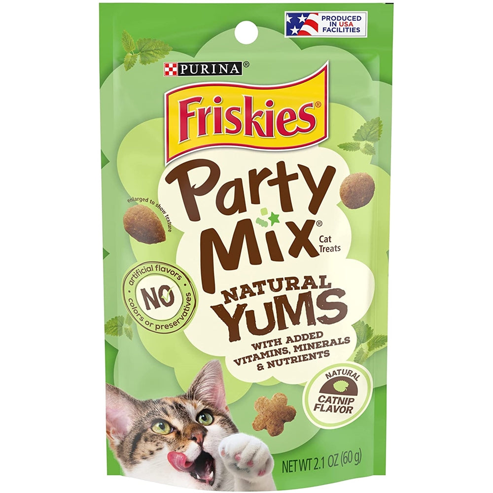 Golosinas naturales para gatos mezcla de fiestas hierba