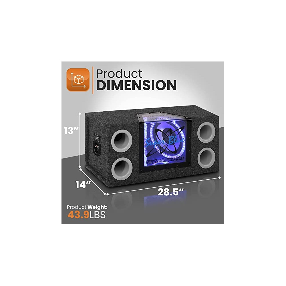 Parlantes o altavoz dual para carro PYRAMID BNPS102