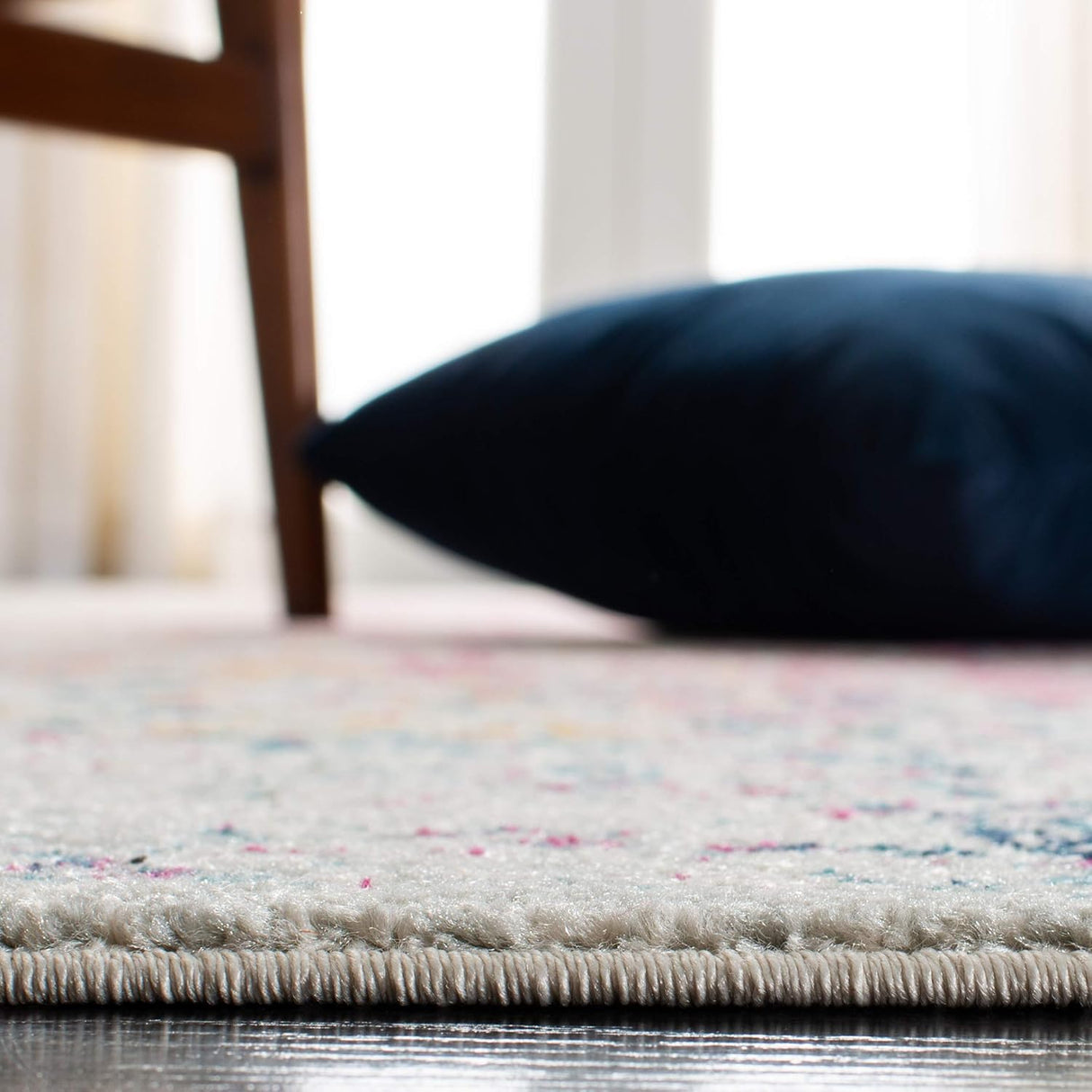 Alfombra Oriental Distressed No Desprende Pelusa EVK256Q