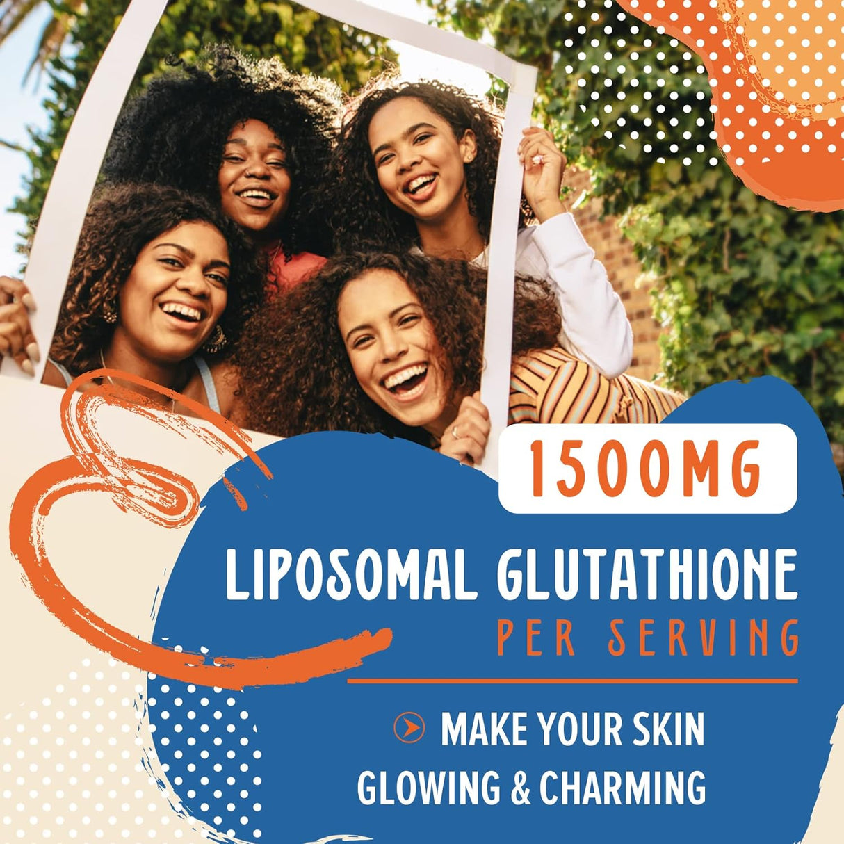 Suplemento L-glutatión reducido liposomal de 2400 MG 60 cáp