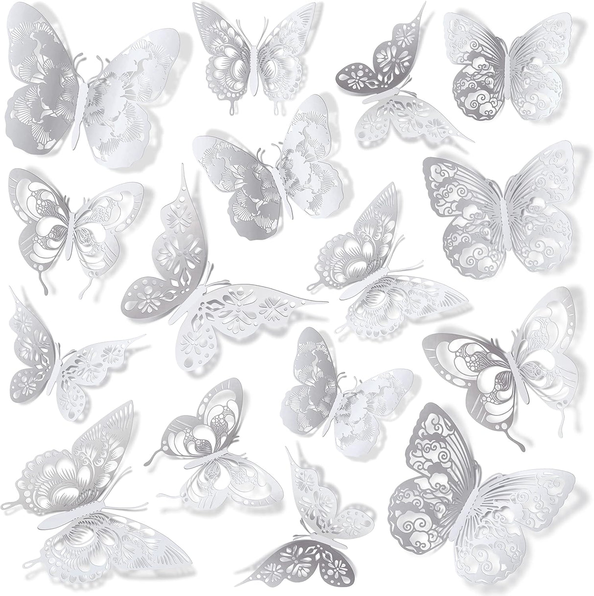 Decoración de Pared Mariposas 3D Amaonm 60 Piezas PVC