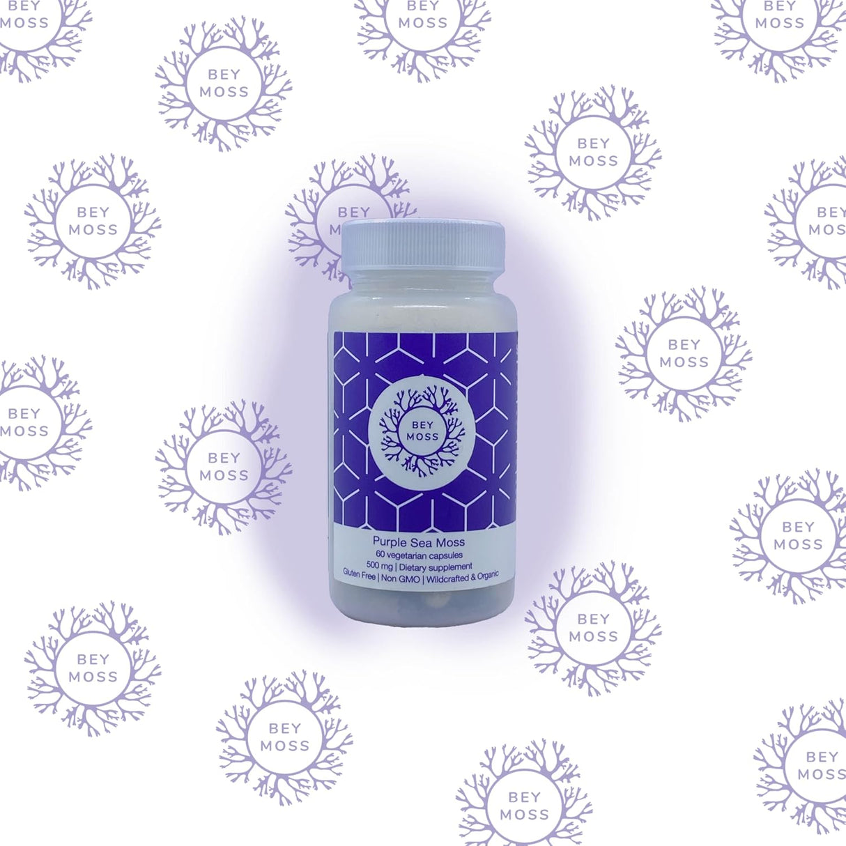 Cápsulas de Musgo Marino Orgánico - Suplemento Natural - 60 Uds