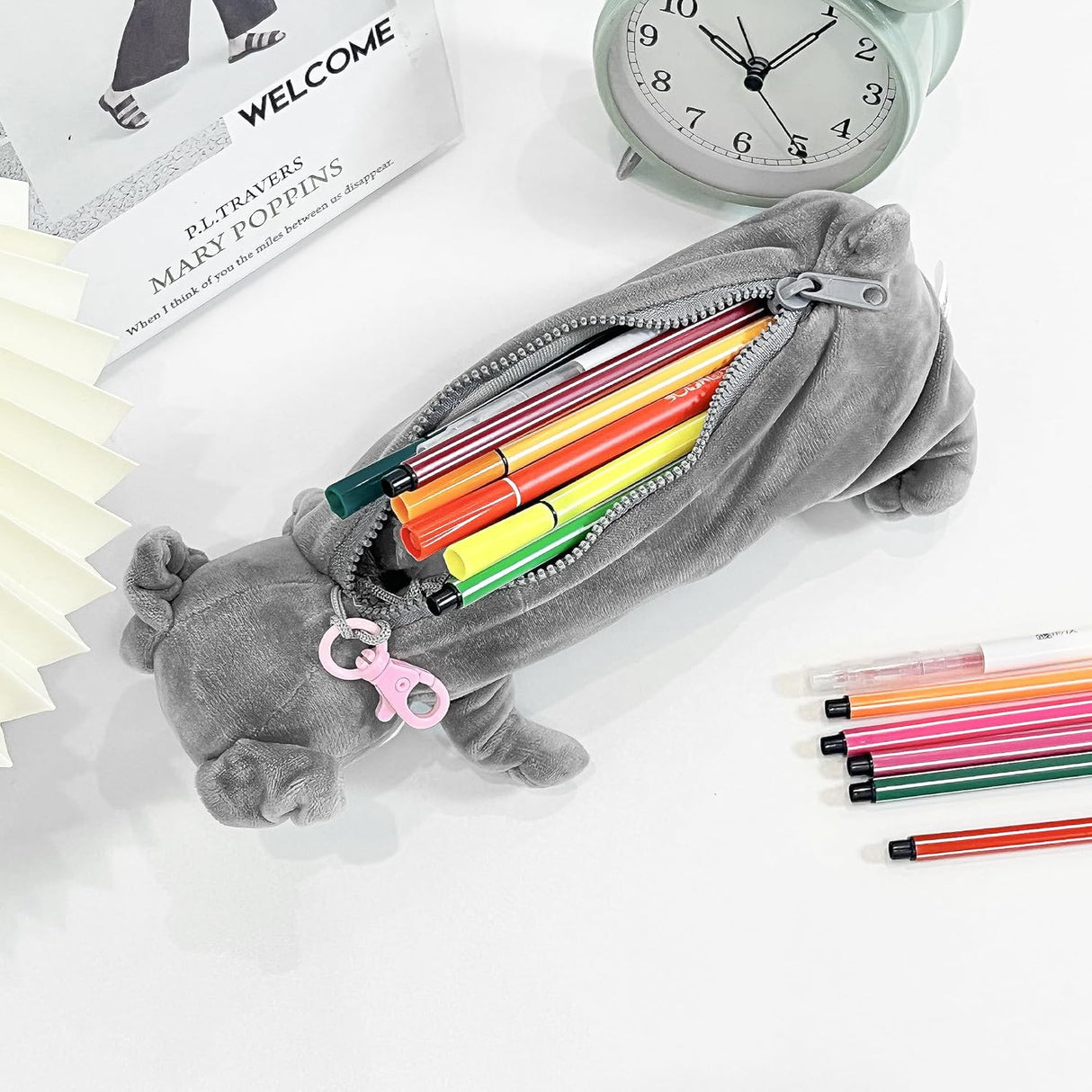 Estuche para Niños 3D de Peluche Animal Perro Dinosaurio