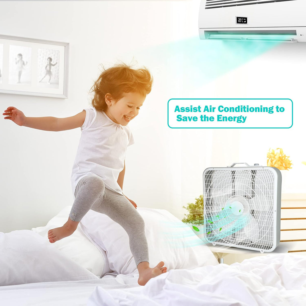 Ventilador de Piso Simple Deluxe 20, 3 Velocidades, Modelo 20BF