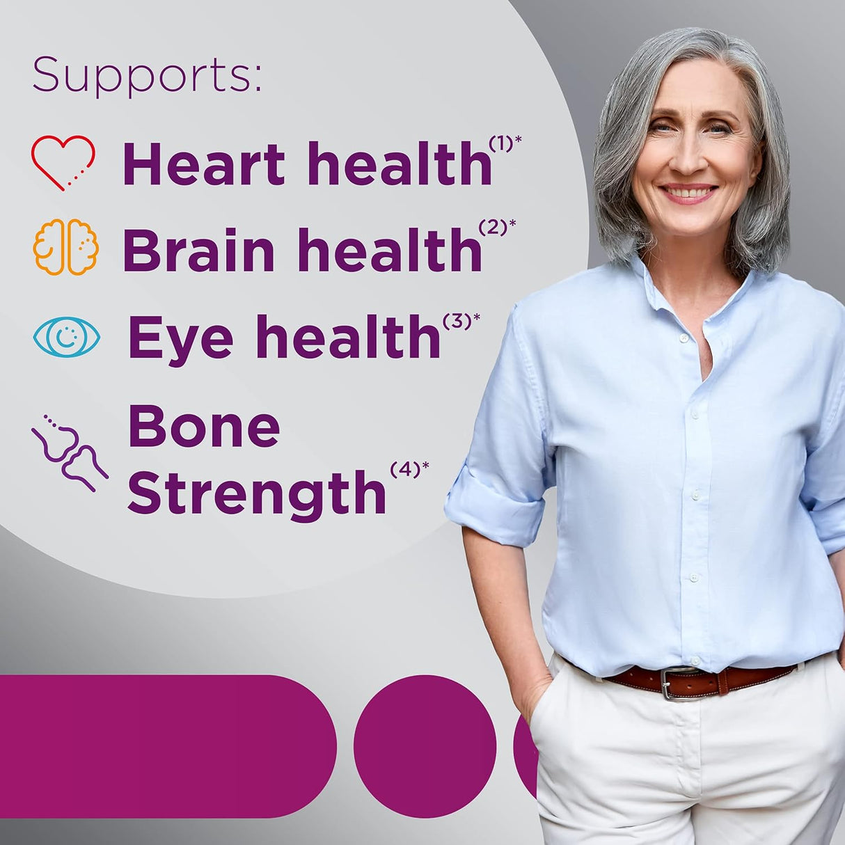 Multivitamínico para mujer 50 Plus con vitamina D3