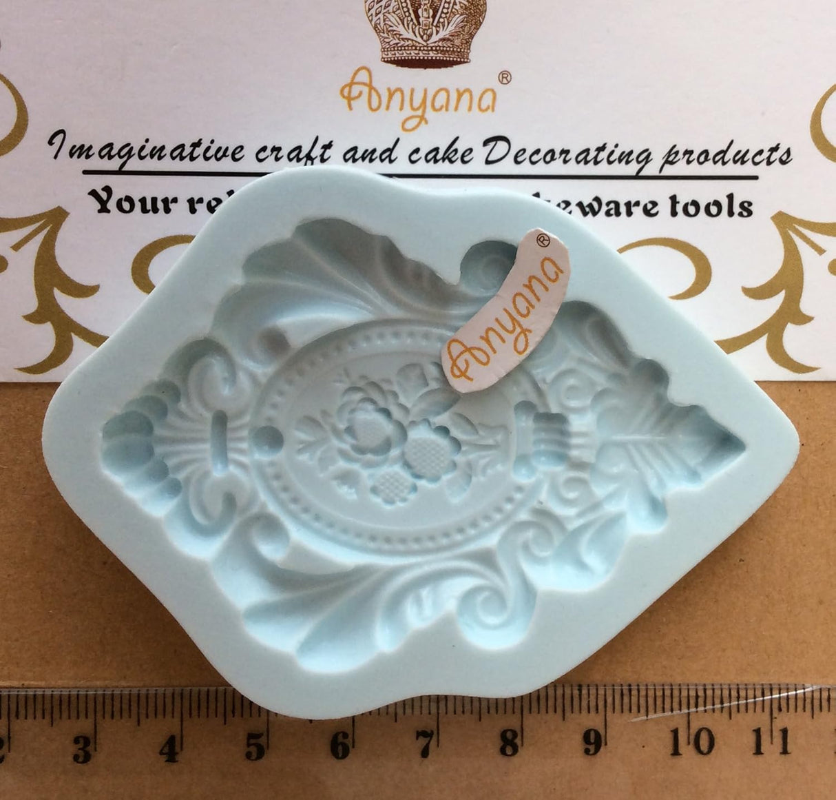 Anyana Molde de silicona Cameo para pastel decoración