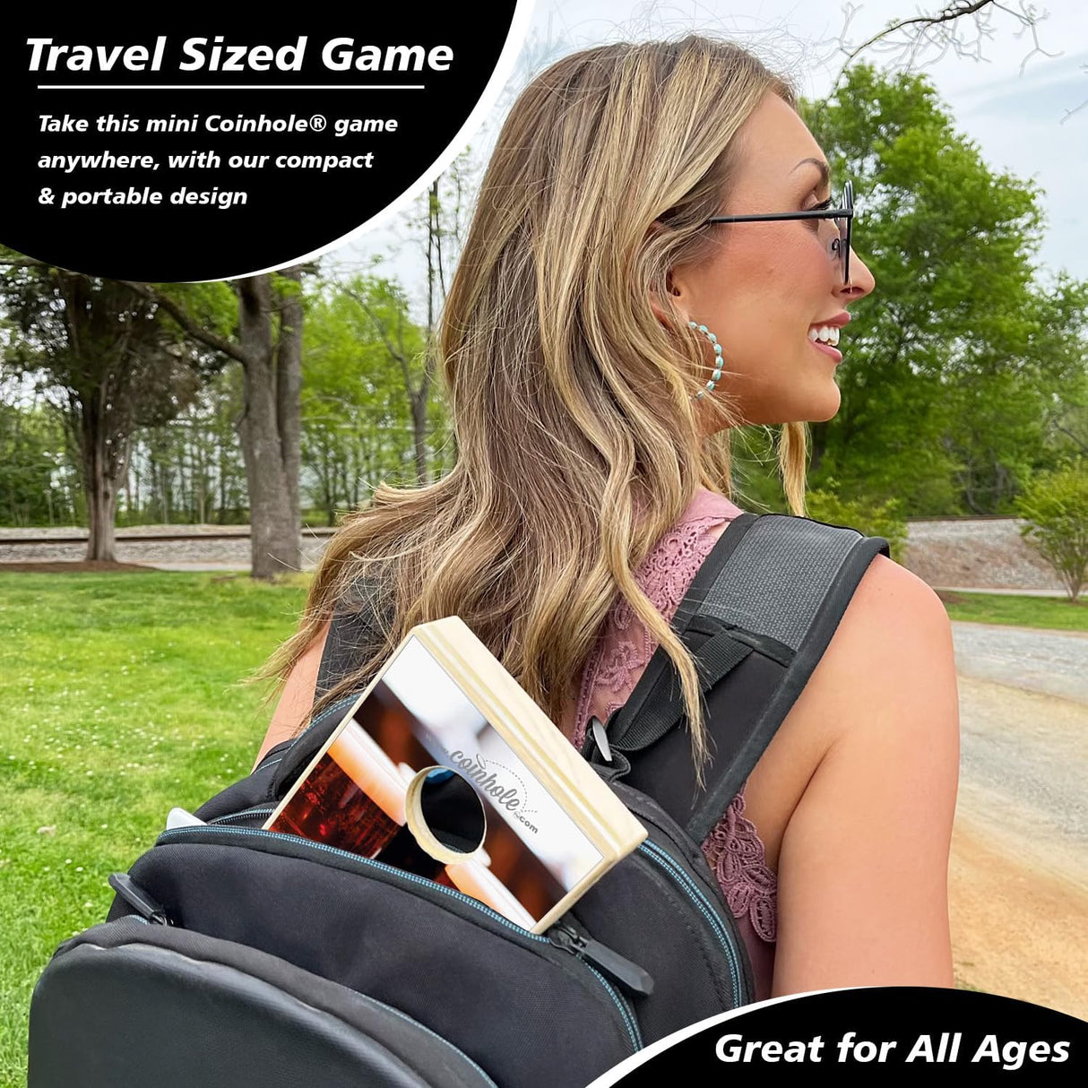 Juego de Mesa Coin Bouncing Party | Cornhole de Viaje