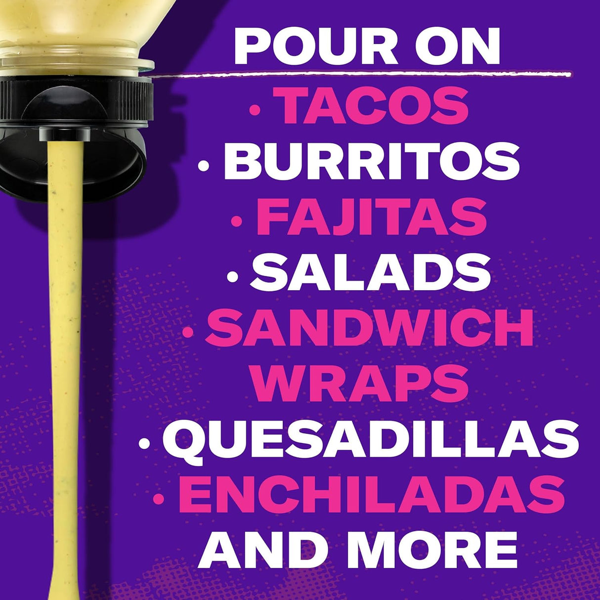 Salsa Crema de Aguacate Taco Bell, 12 oz, Sabor Cremoso