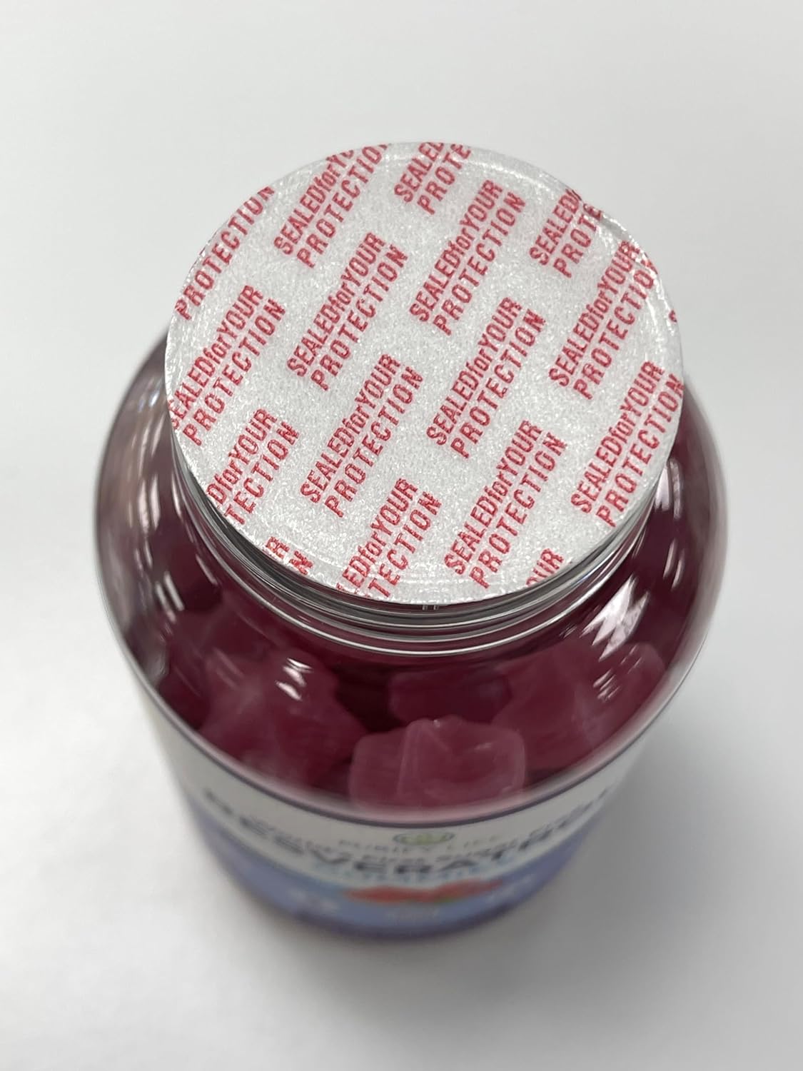 Suplemento Gomitas de resveratrol sin azúcar 1500 mg 60 un