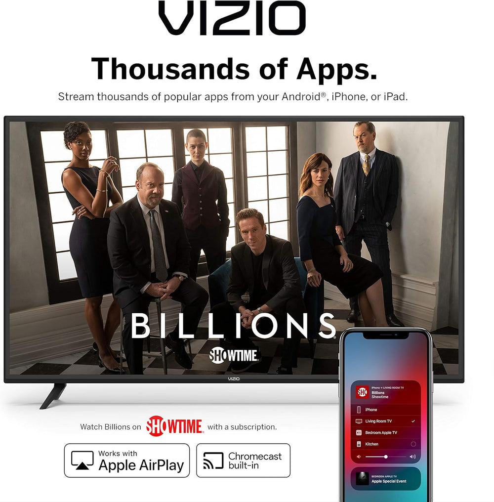 Televisor VIZIO 65 4K UHD LED HDR, V-Series, AirPlay y Chromecast