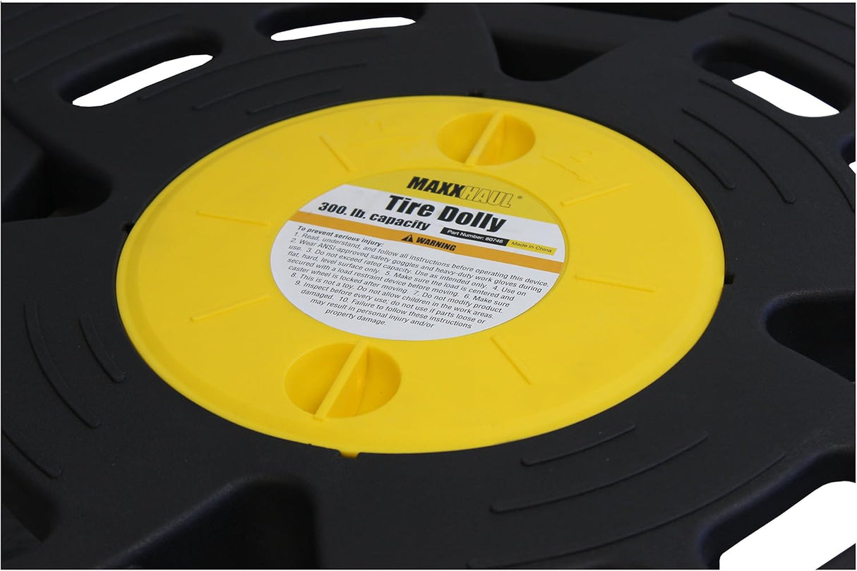 Carretilla para llantas MaxxHaul 80746, capacidad 300 lb.