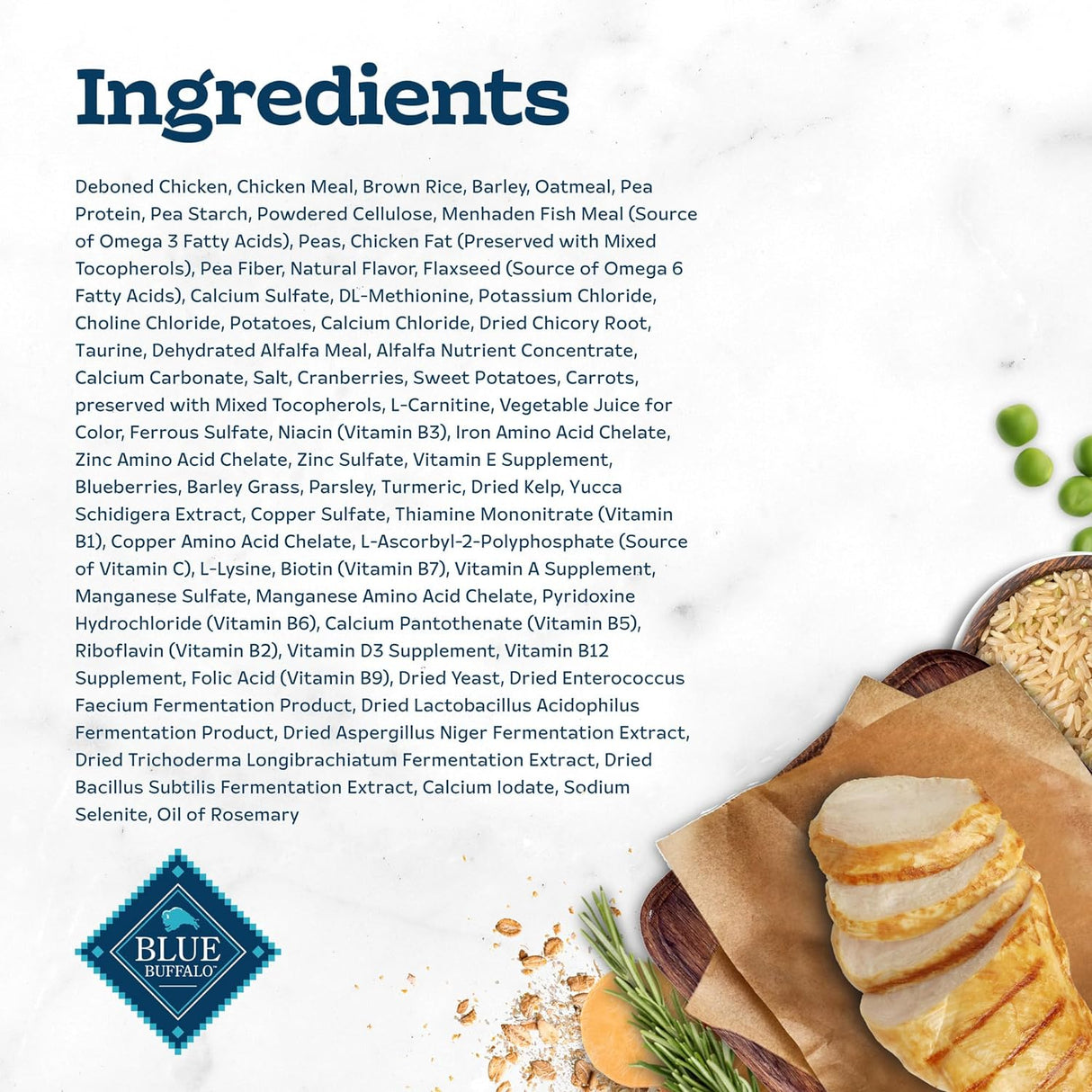 Blue Buffalo Alimento seco natural para gatos, para control de peso, pollo, bolsa de 1.36 kilos