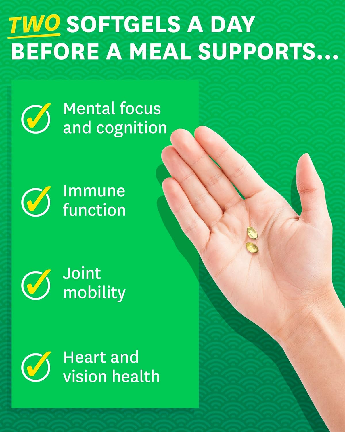 Suplemento Aceite de pescado vegano omega-3 base de plantas