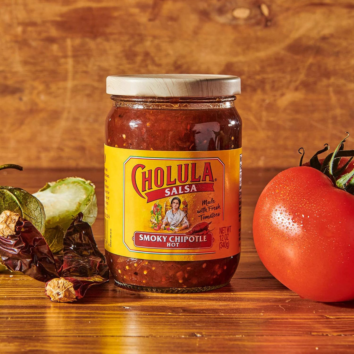 Salsa Chipotle Ahumada Cholula, Picante, 12 oz