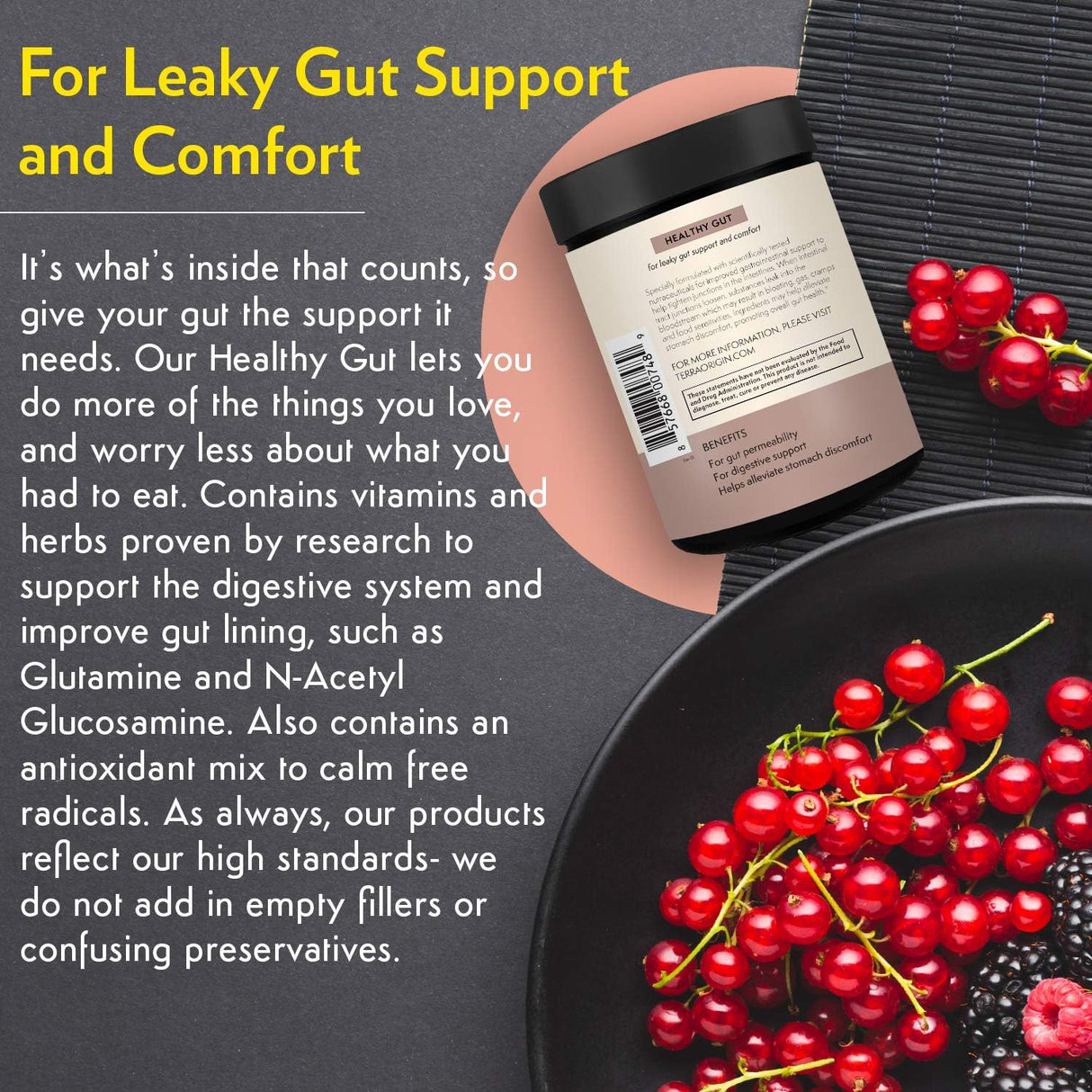 Suplementos Alimenticios Baya intestinal saludable