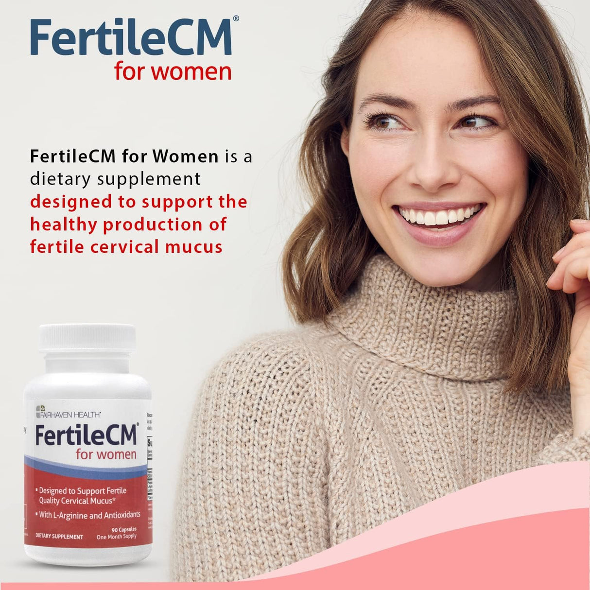 Suplemento FertileCM para producir moco cervical fertilidad