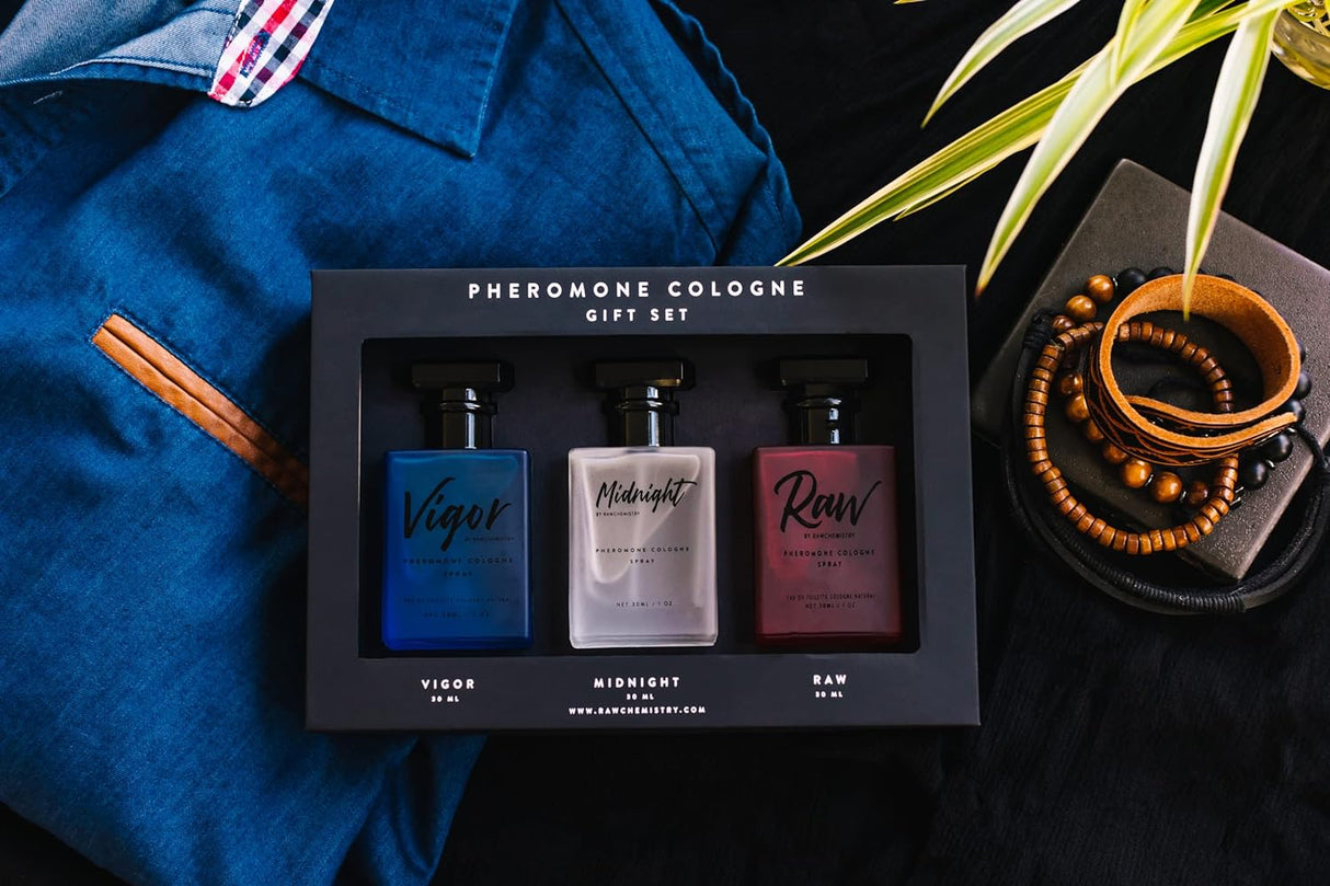Perfume RawChemistry Pheromone Juego de 3 colonias hombre