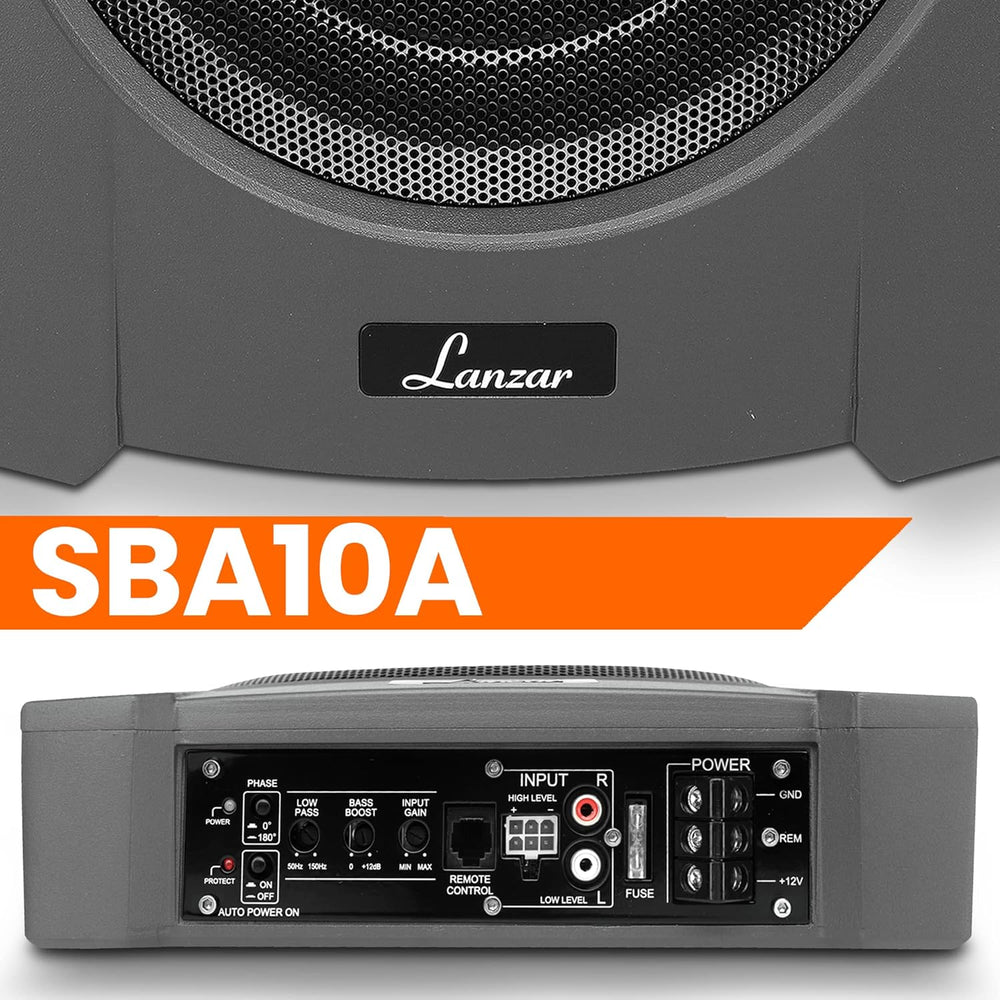 Subwoofer de audio compacto de 900 W LANZAR