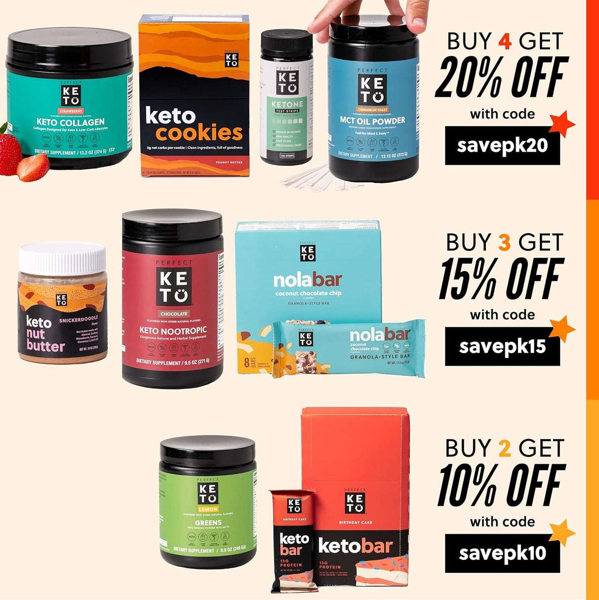 Suplemento Keto polvo de aceite de MCT& Triglicéridos