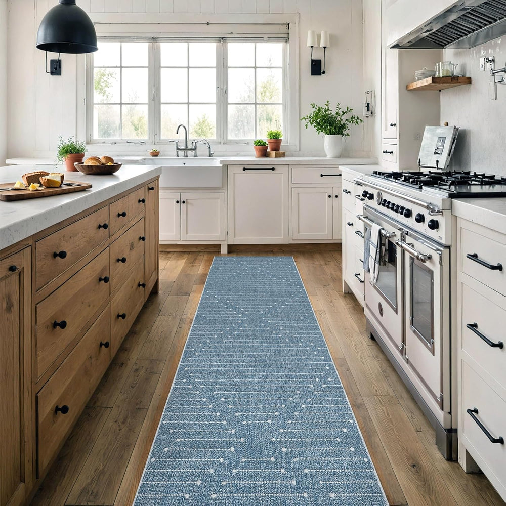 Alfombra Runner Boho LIVEBOX 2'x8' Lavable para Pasillo