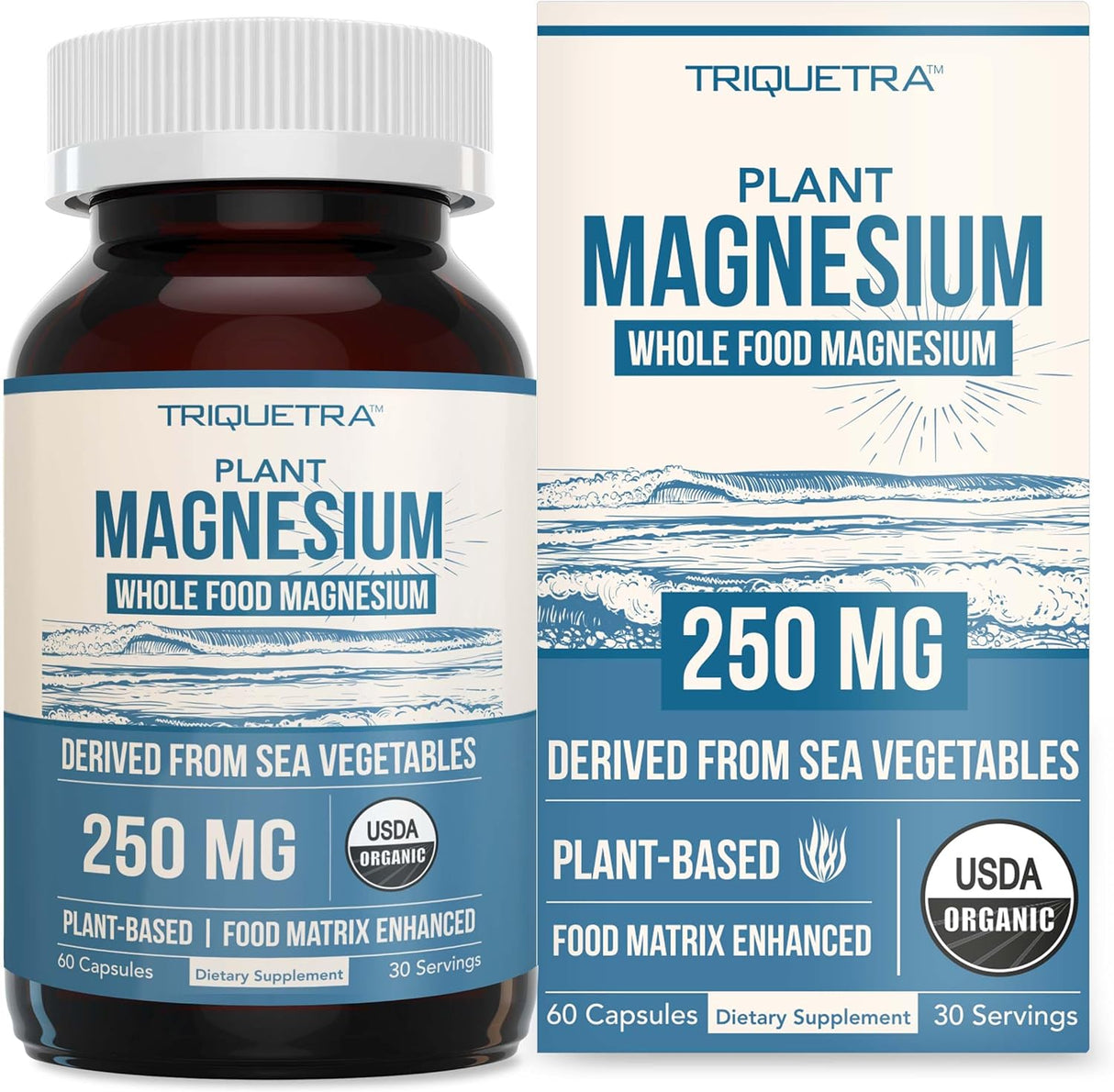 Magnesio Orgánico de Alimentos Integrales - 250 mg