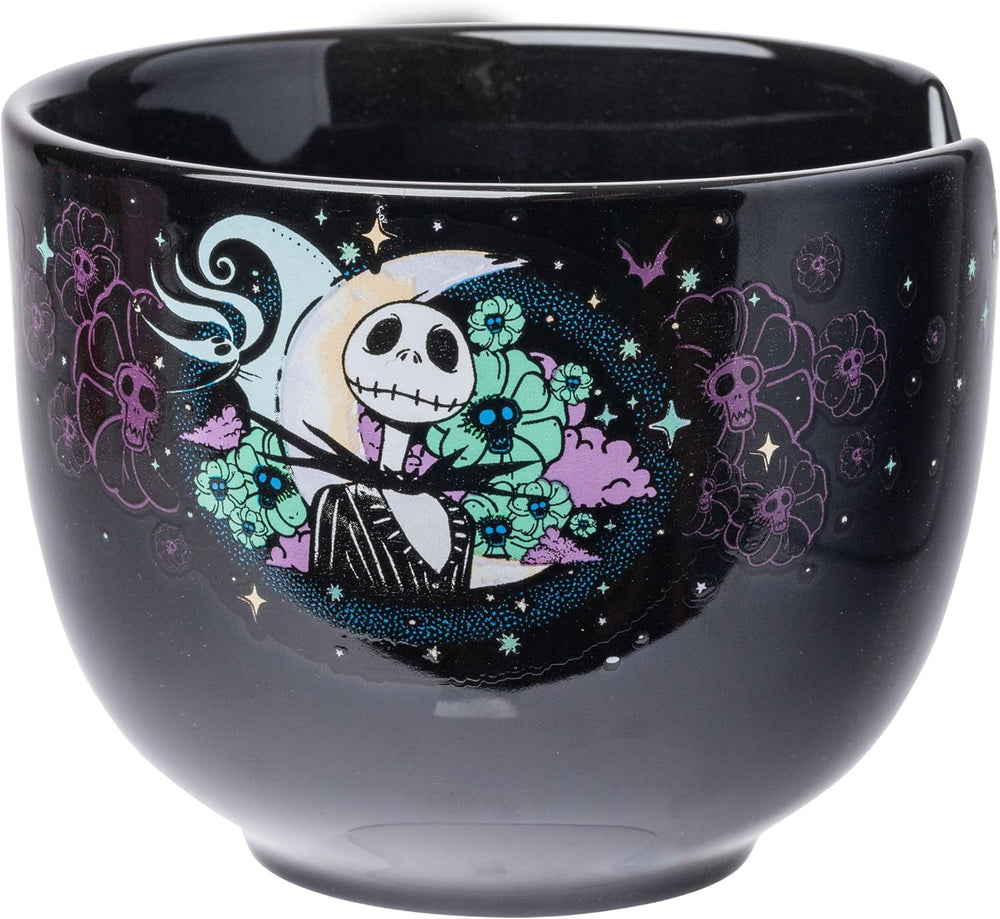Bol de Cerámica Ramen Jack Skellington, Silver Buffalo, 20 oz.