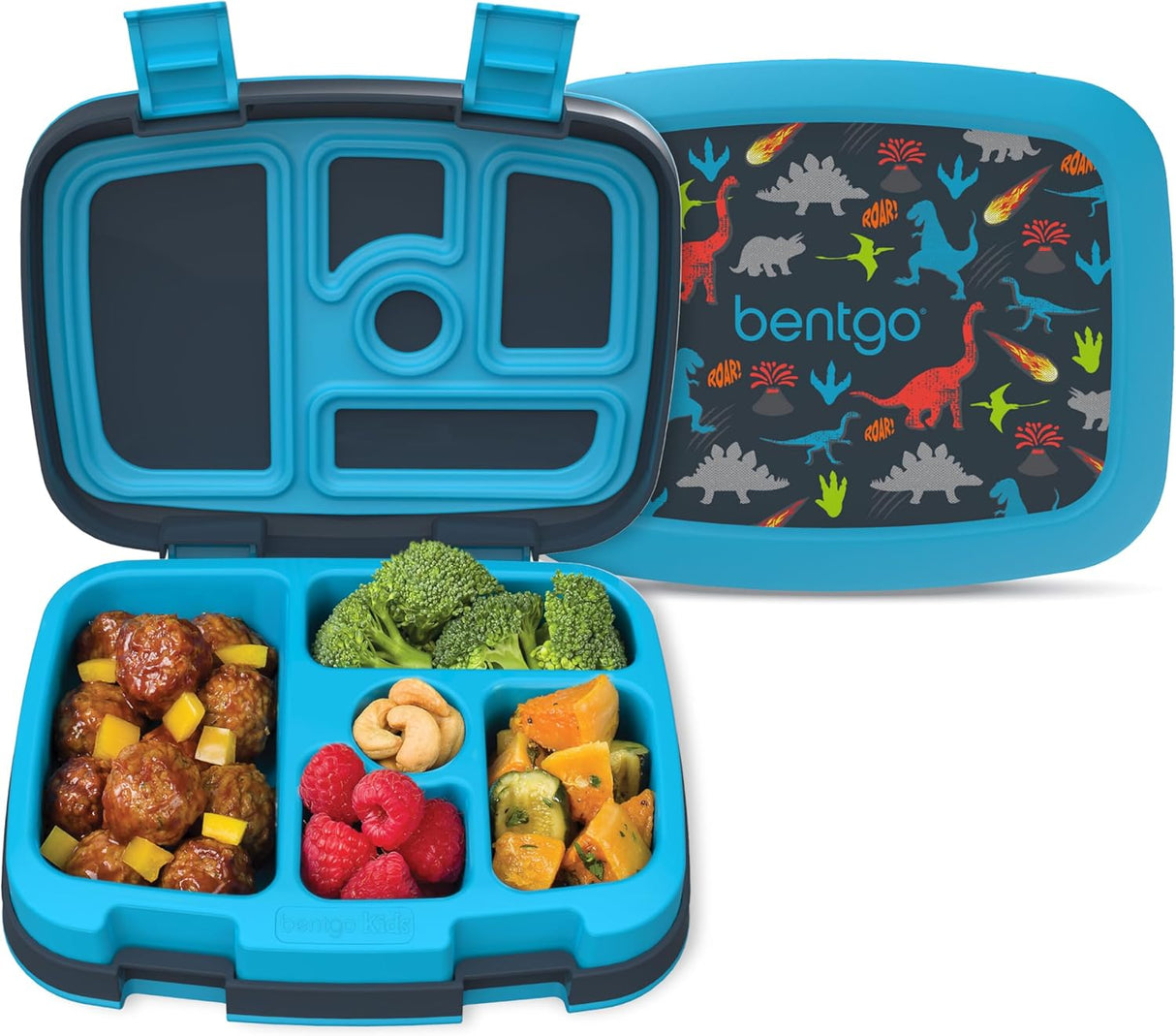 Lonchera Infantil Estilo Bento, Antiderrame y 5 Compartimentos