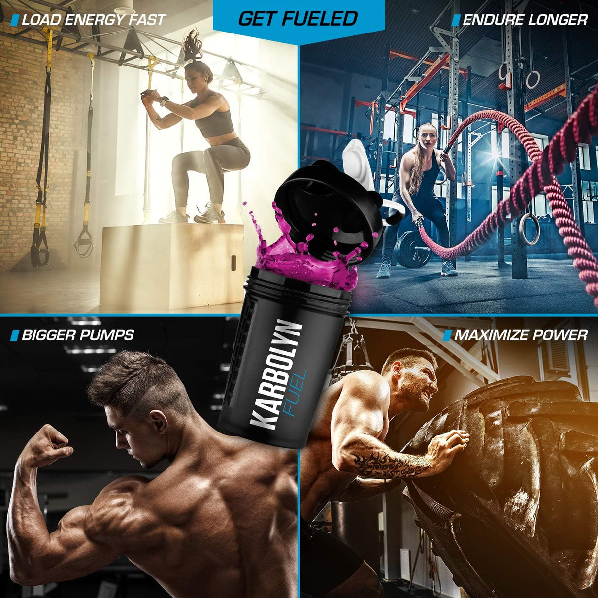 Suplementos Alimenticios de carbohidratos energiza mejora