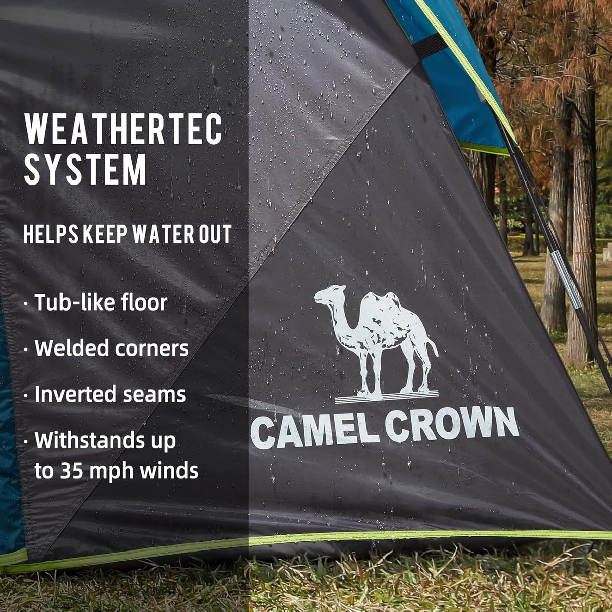 Tienda CAMEL CROWN: Tienda Camping 4/6 Personas Impermeable