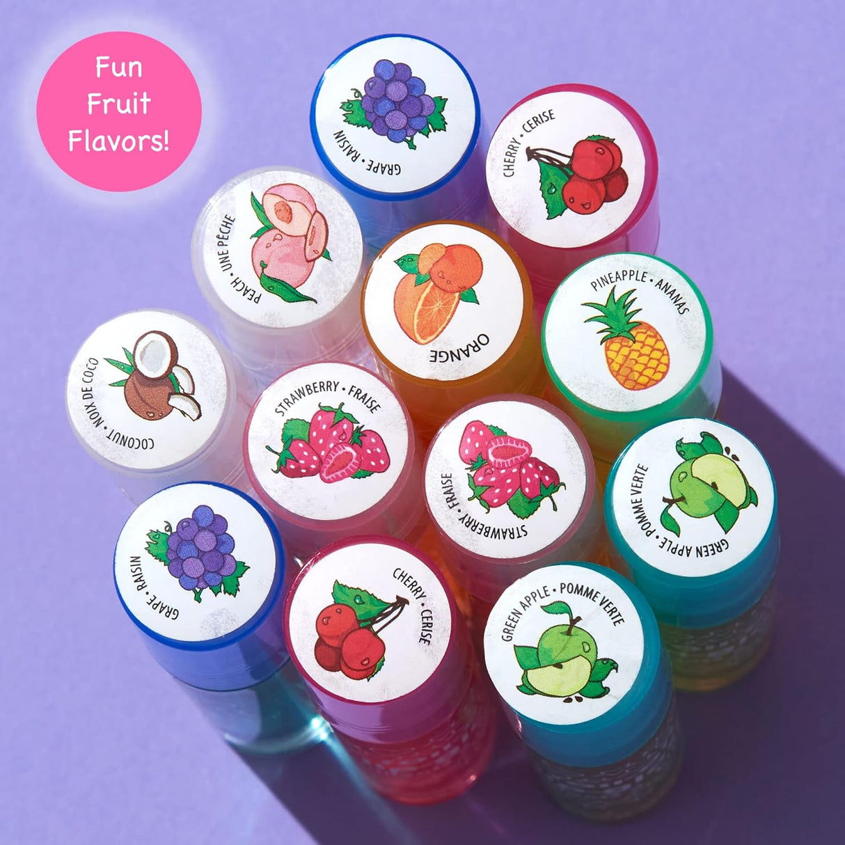 Juego de 24 brillos de labios enrollables Expressions girl