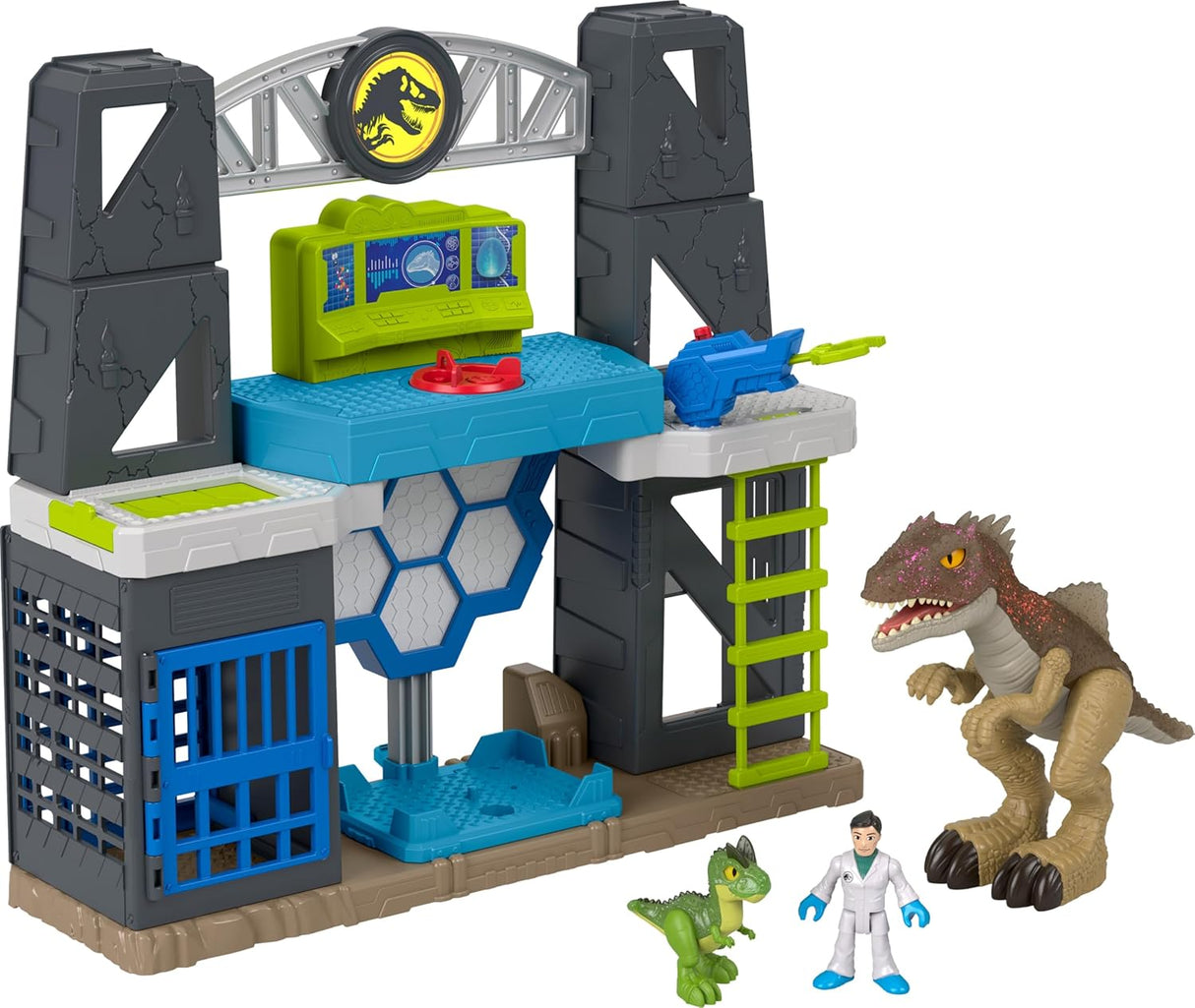 Juguete Dino Imaginext Jurassic World con luces y sonidos