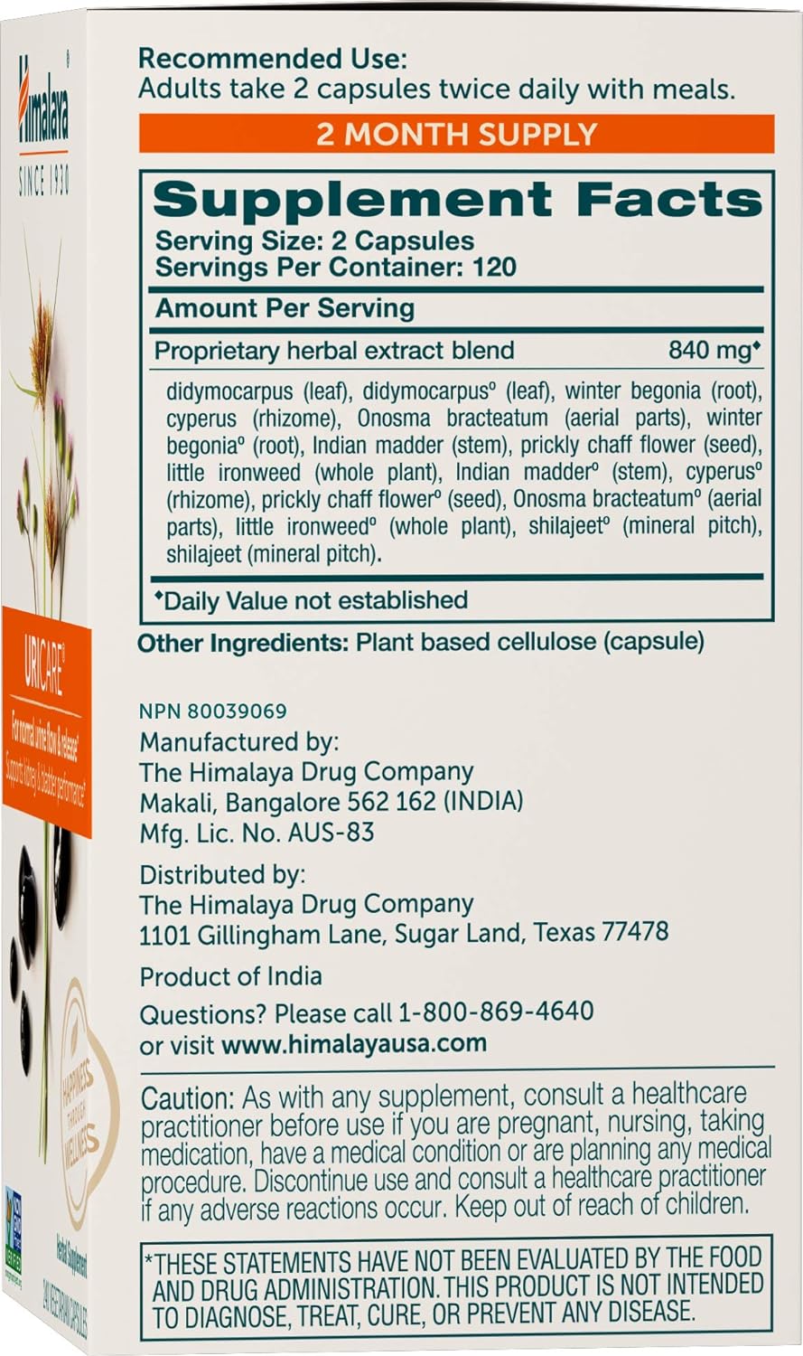 Cápsulas para Riñones y Salud Urinaria, 840 mg 240 unidad