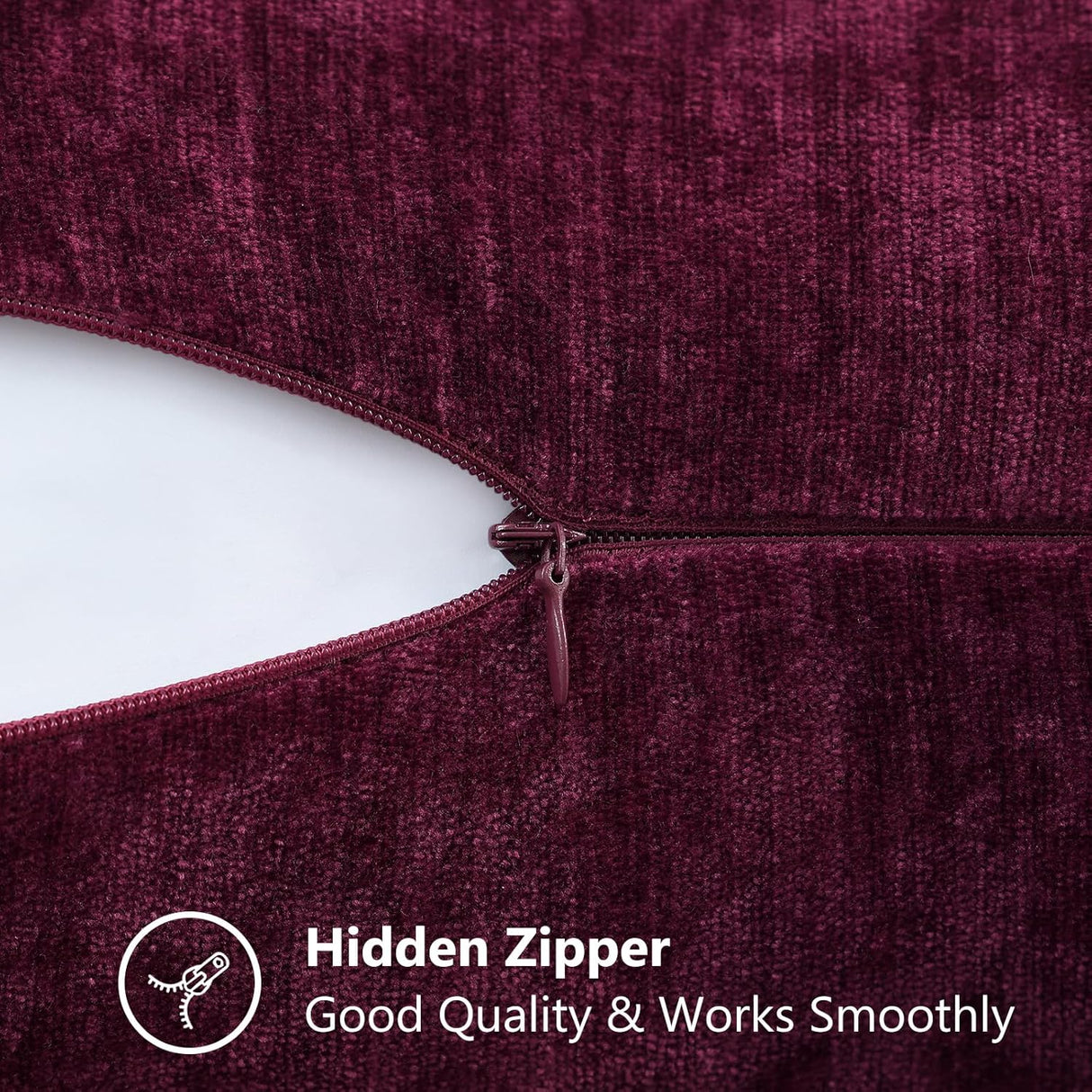 Fundas de cojín decorativas decorUhome 18x18, juego de 2