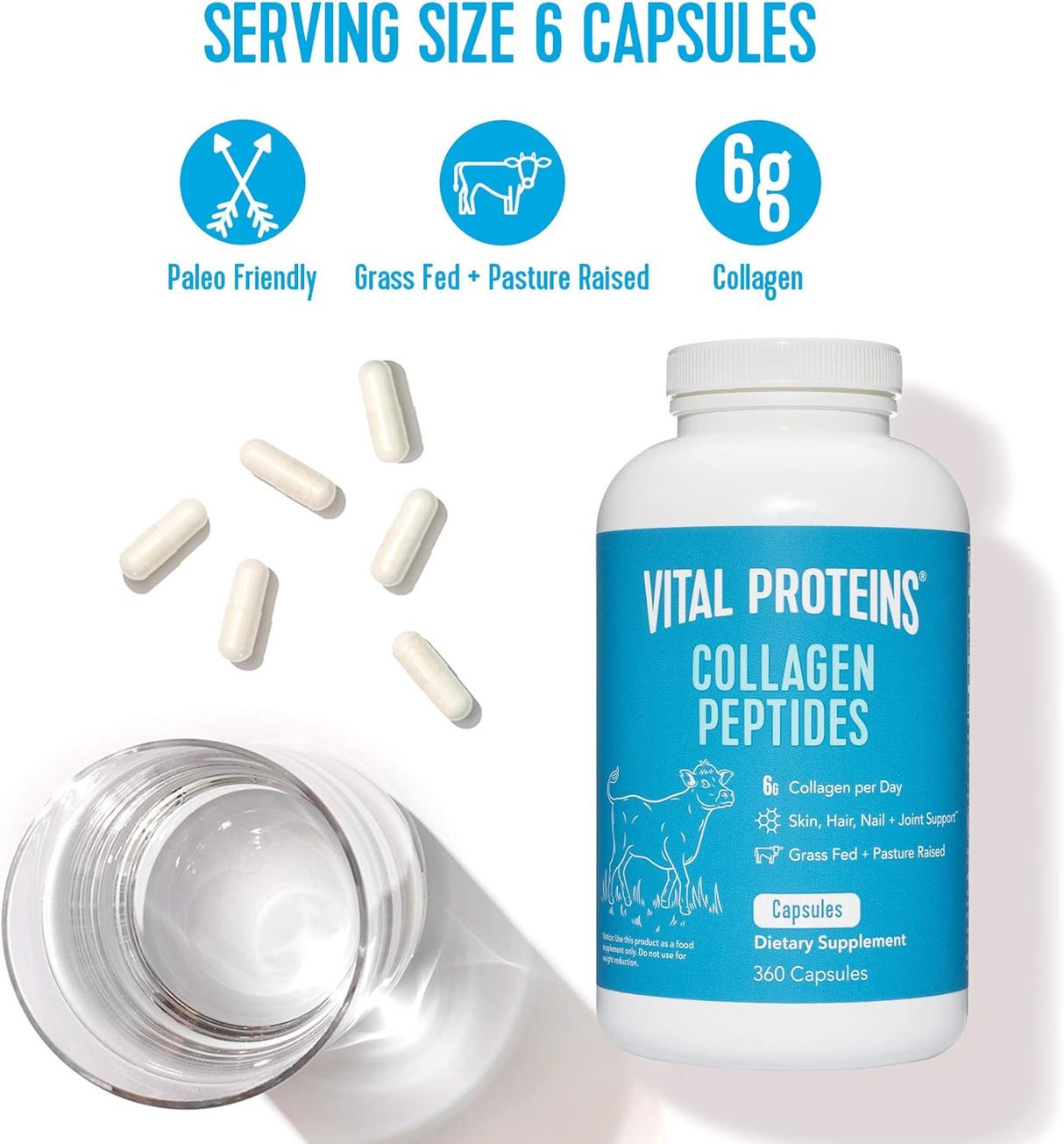 Suplementos Alimenticios de píldoras de colágeno