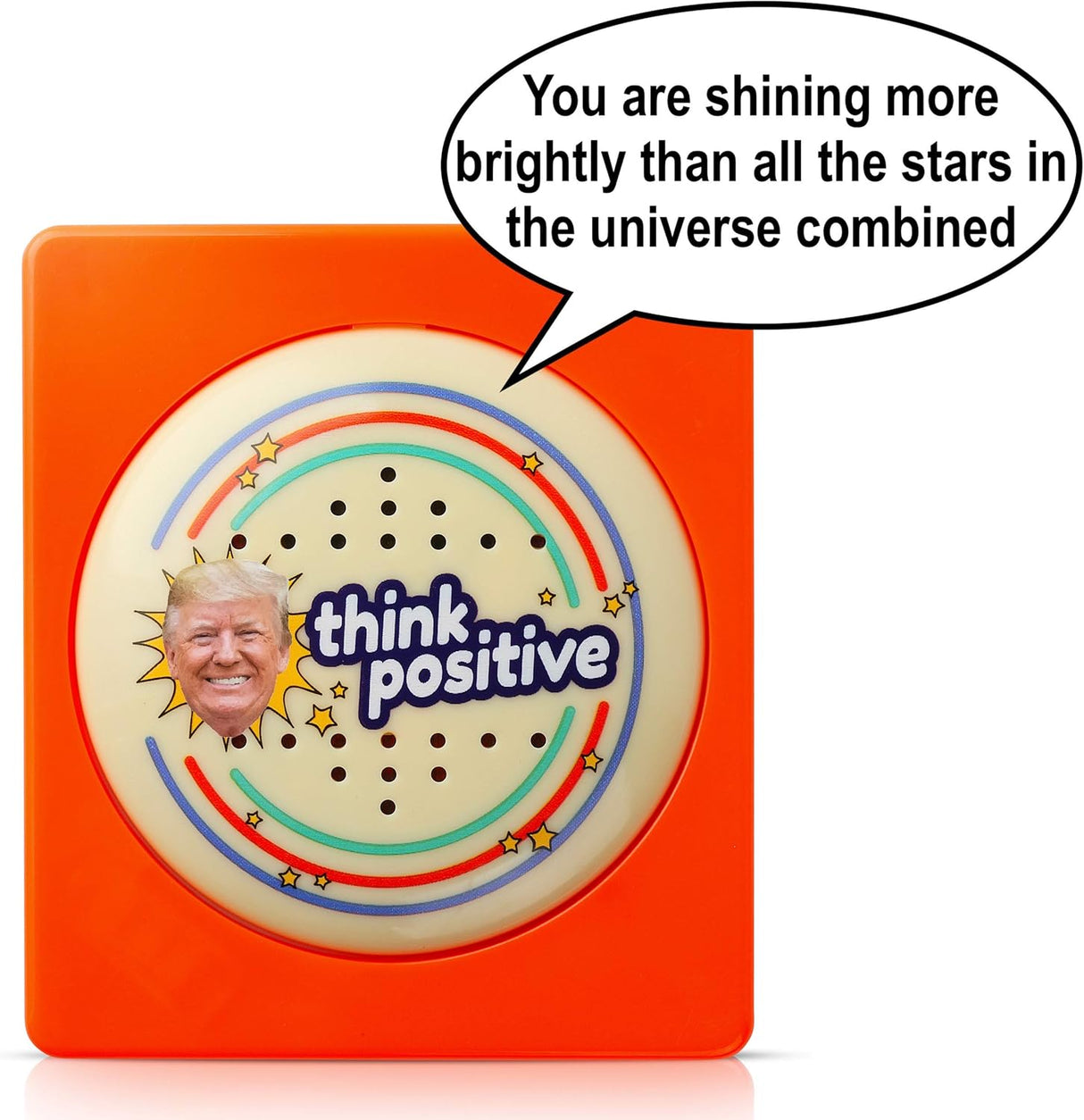 Juguete de broma con 15 diferentes elogios voz Donald Trump