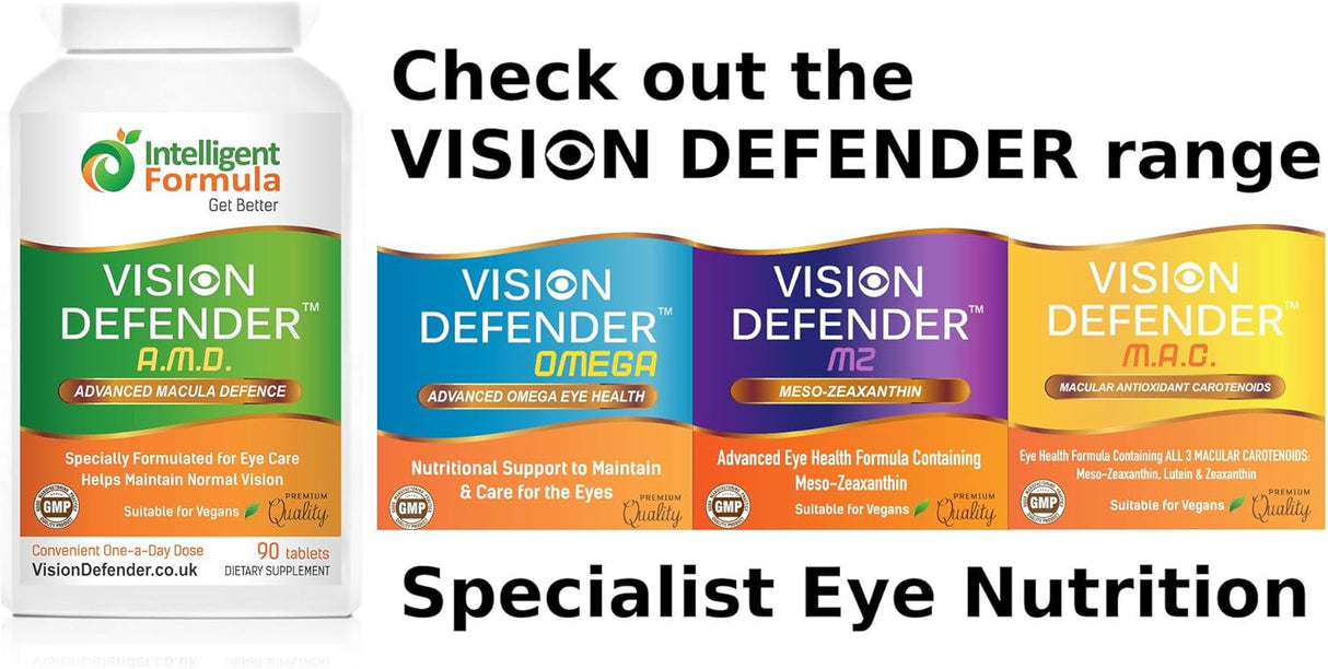 Suplemento AREDS2 VISION DEFENDER AMD luteína zeaxantina 90u