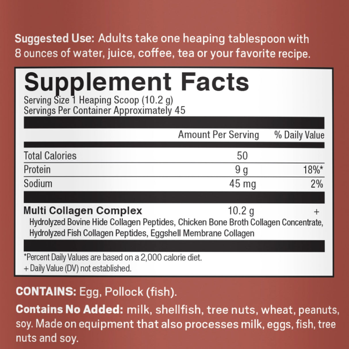 péptidos de colágeno de carne de res, pollo, pescado