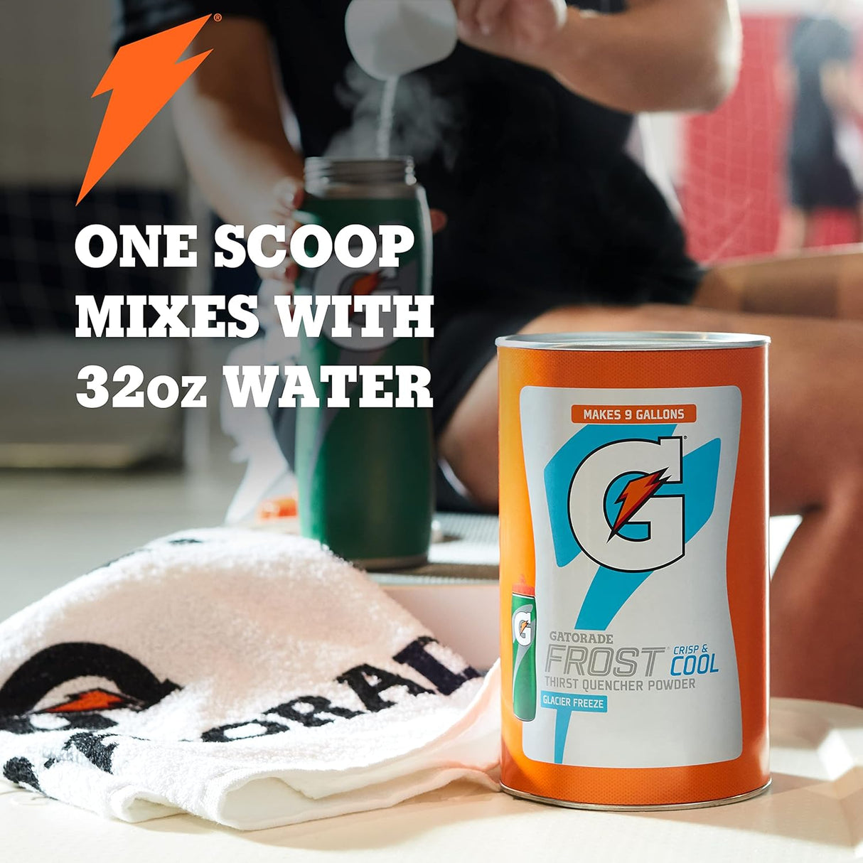 Gatorade Polvo Bebible, Gatorade, Sabor Glacier Freeze, 76.5 oz