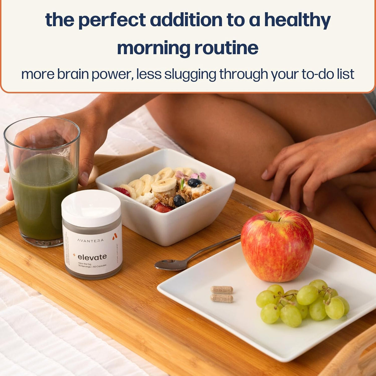 Suplemento Nootrópico Avantera Elevate - Energía y Enfoque 60c