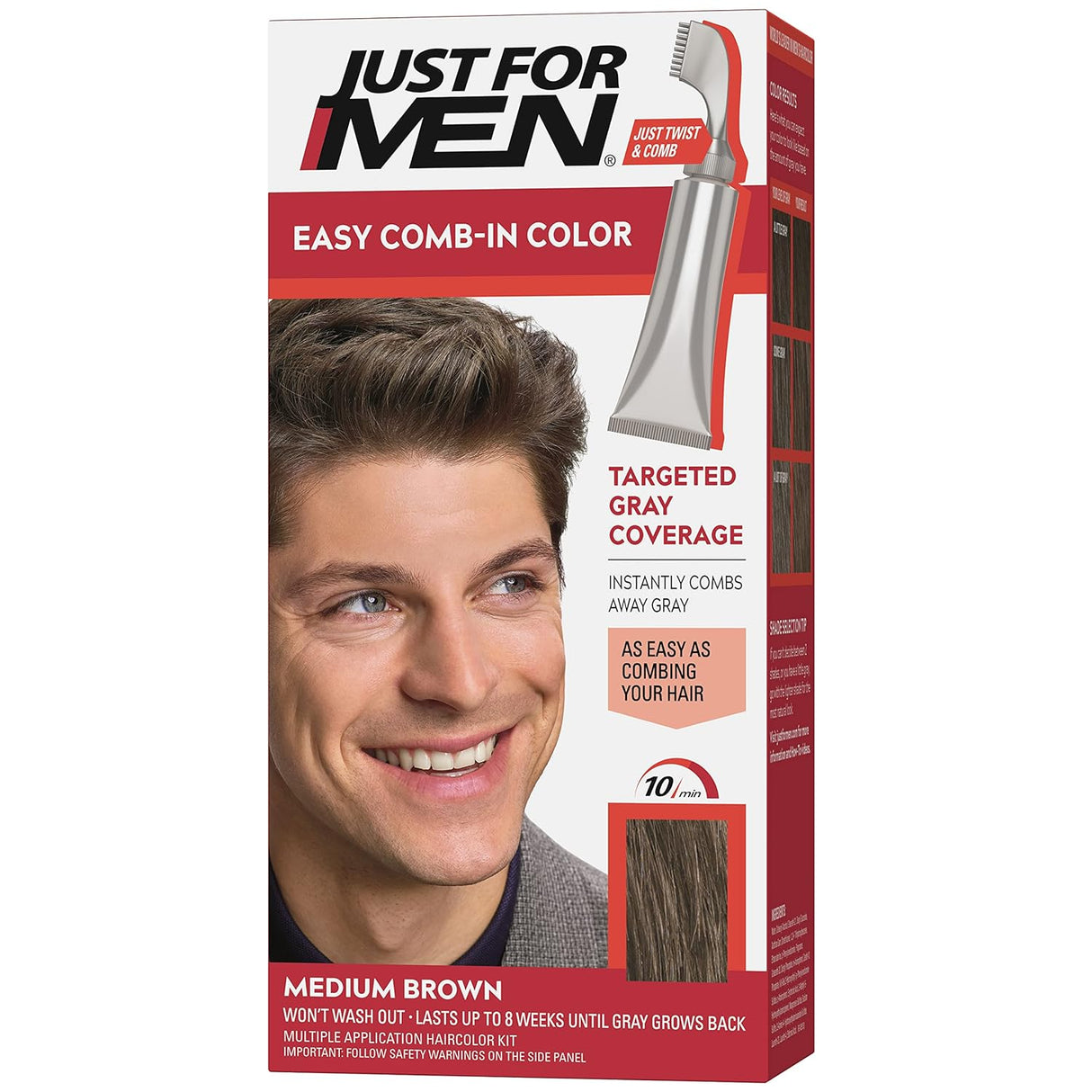 Just for Men para el cabello, 1, Marrón medio