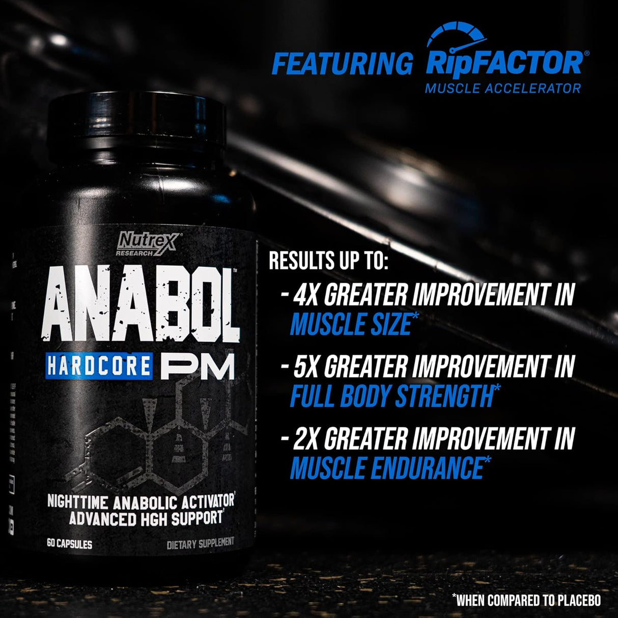 Suplemento de construcción muscular anabólico Nutrex Research