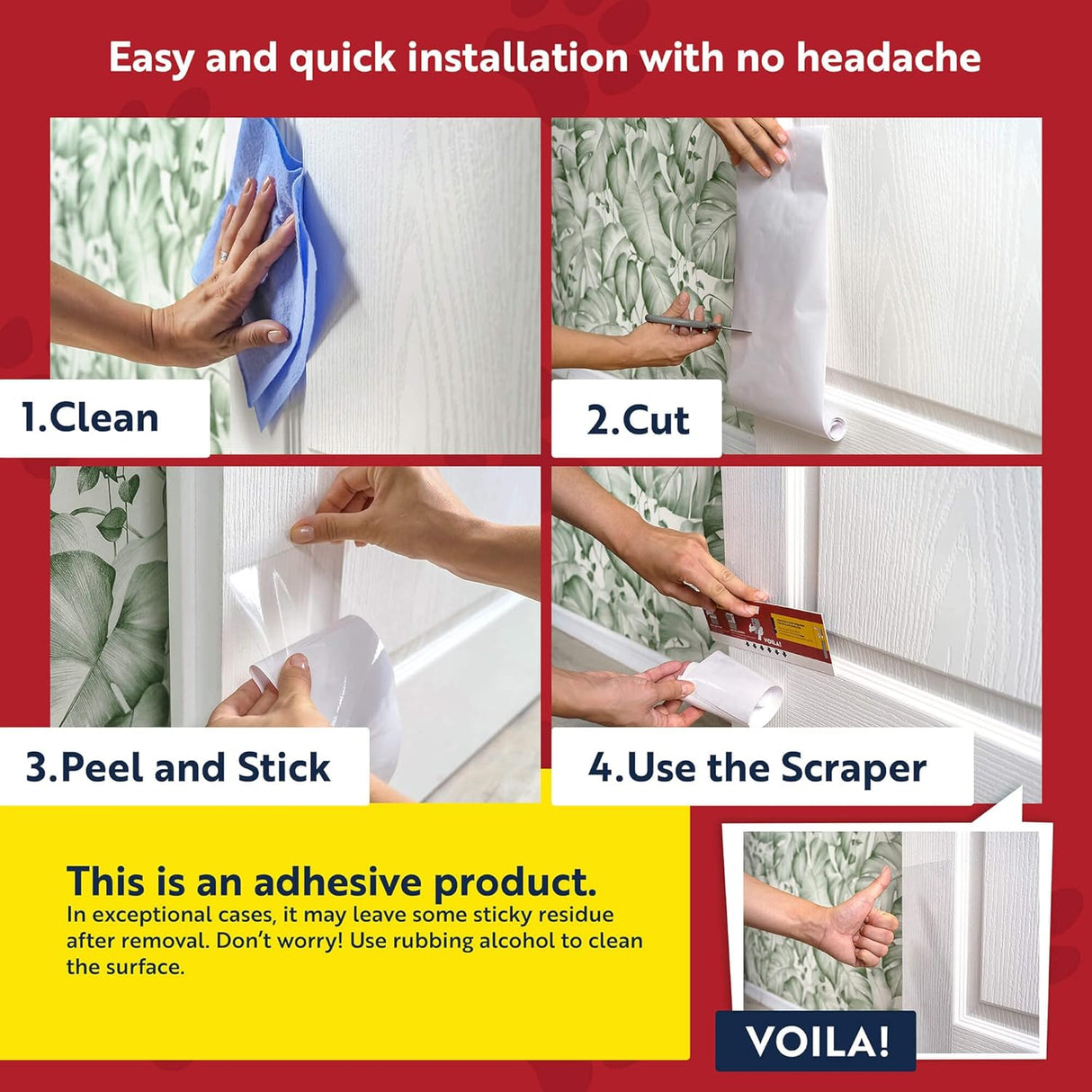 Paquete de 3 protectores de puerta contra arañazos gatos