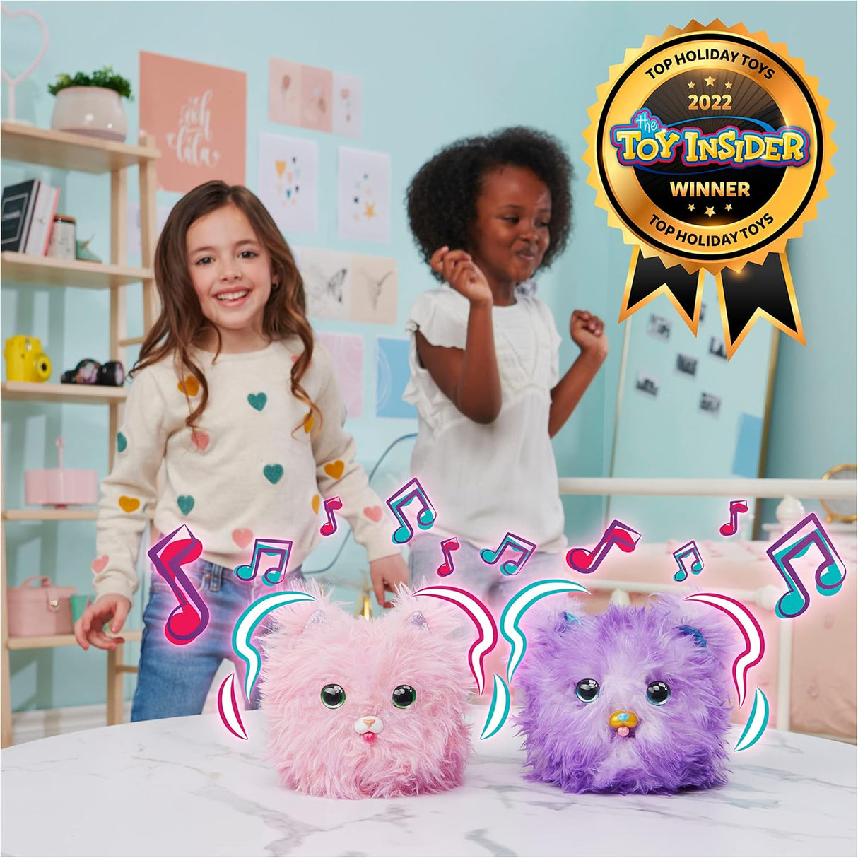 Peluche Pupper-Fluff Surprise Reveal más de 100 sonidos