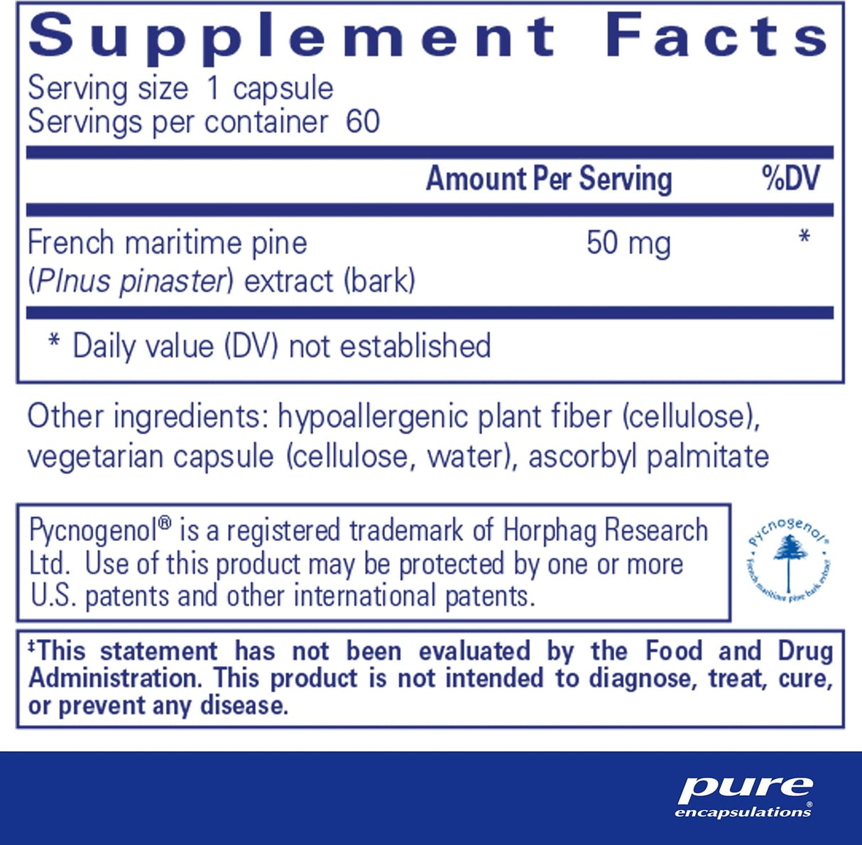 Suplementos Alimenticios Pycnogenol