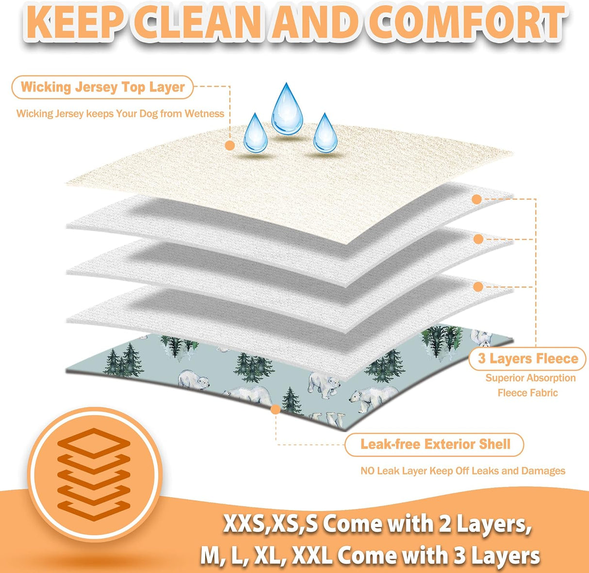 Langsprit Bandas para vientre masculino para perros machos