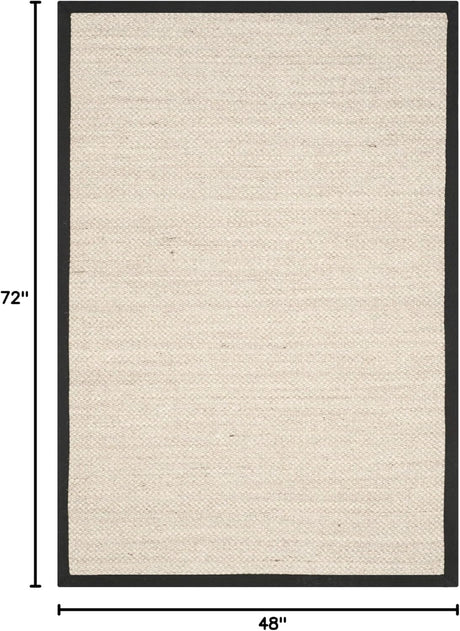 Alfombra de yute 4' x 6' SAFAVIEH Natural Fiber NF143A